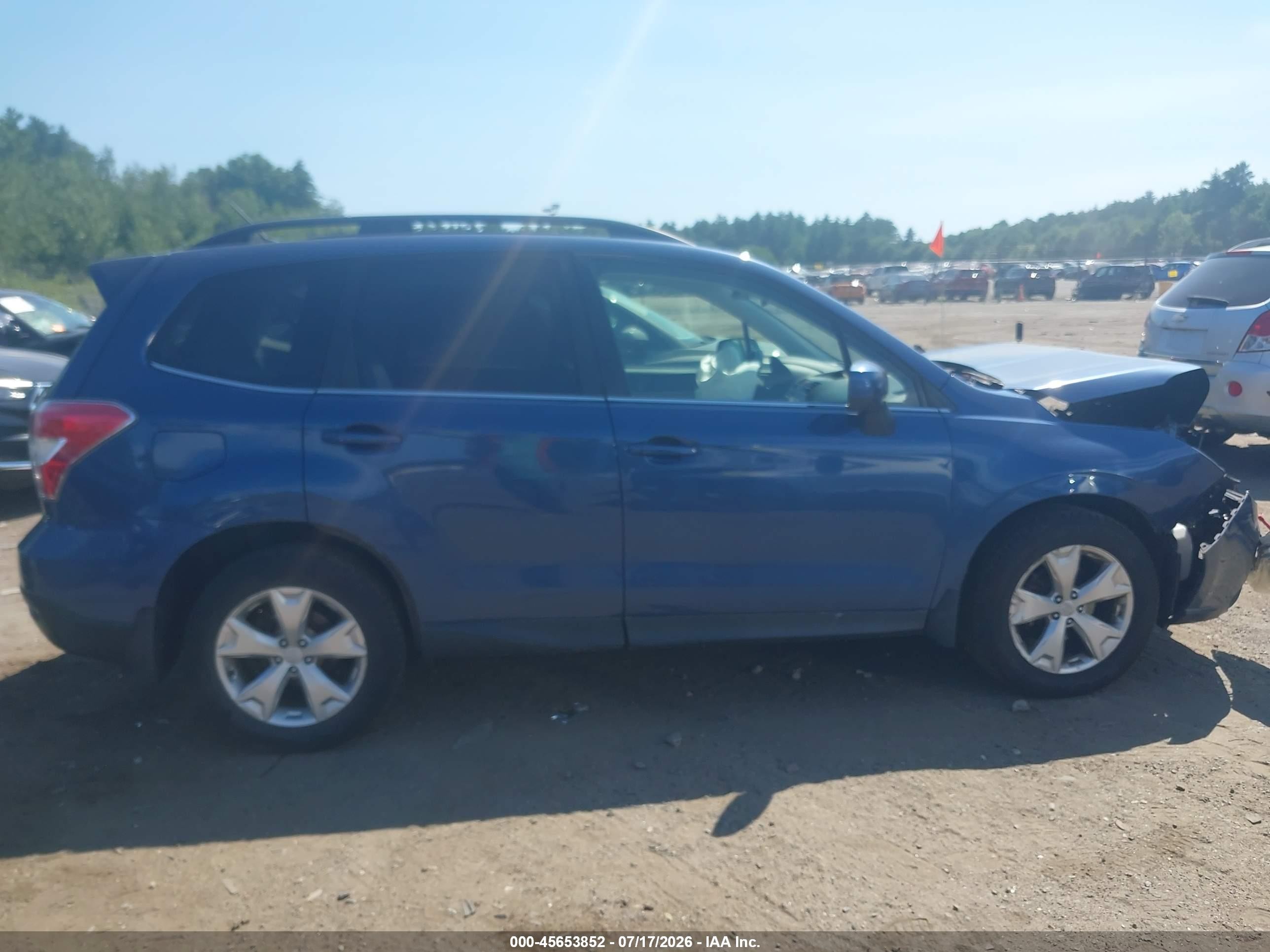 2014 Subaru Forester 2.5i Limited Blue vin: JF2SJAHC7EH497259