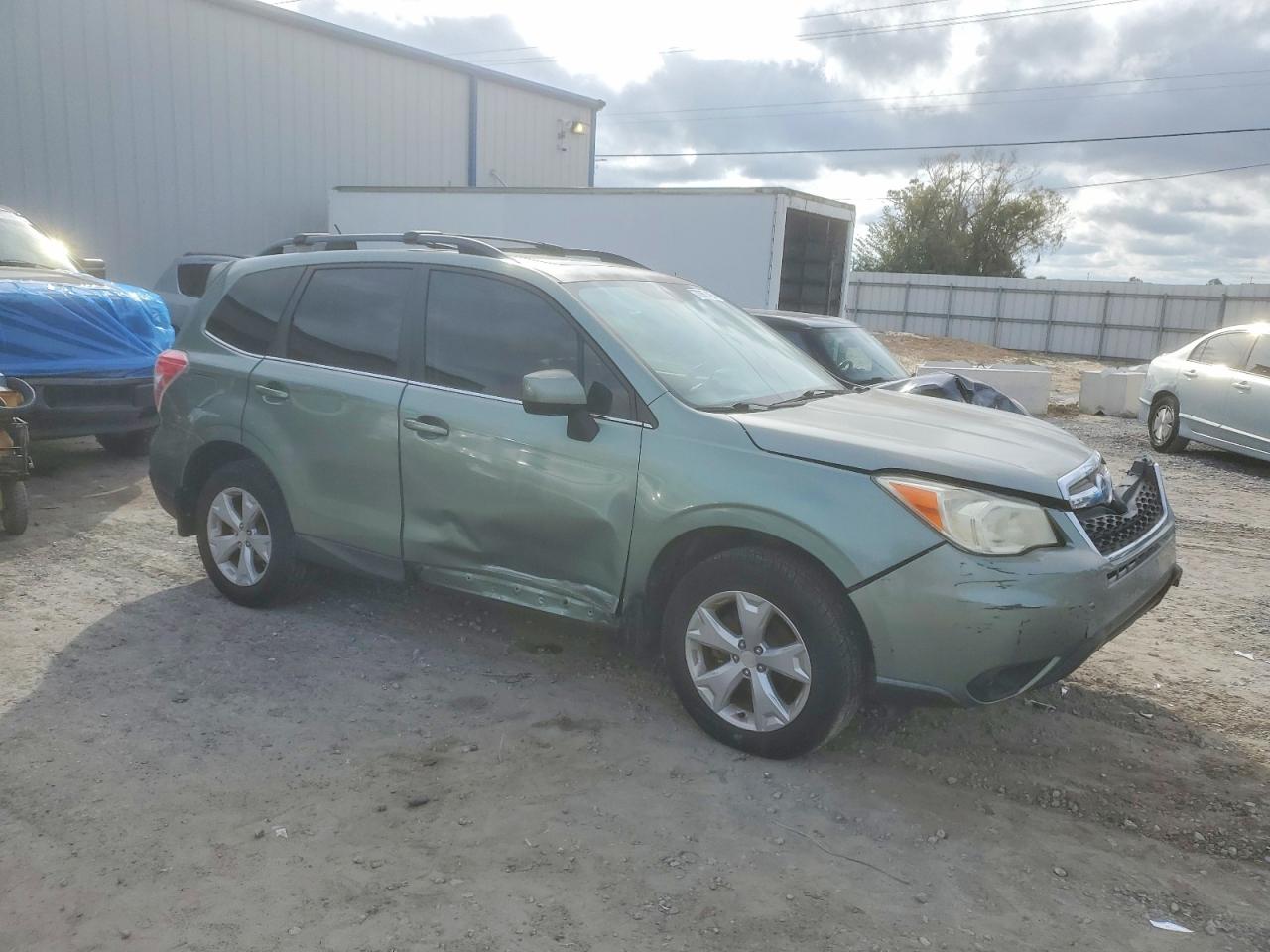 2014 Subaru Forester 2.5i Limited Green vin: JF2SJAHC7EH524699