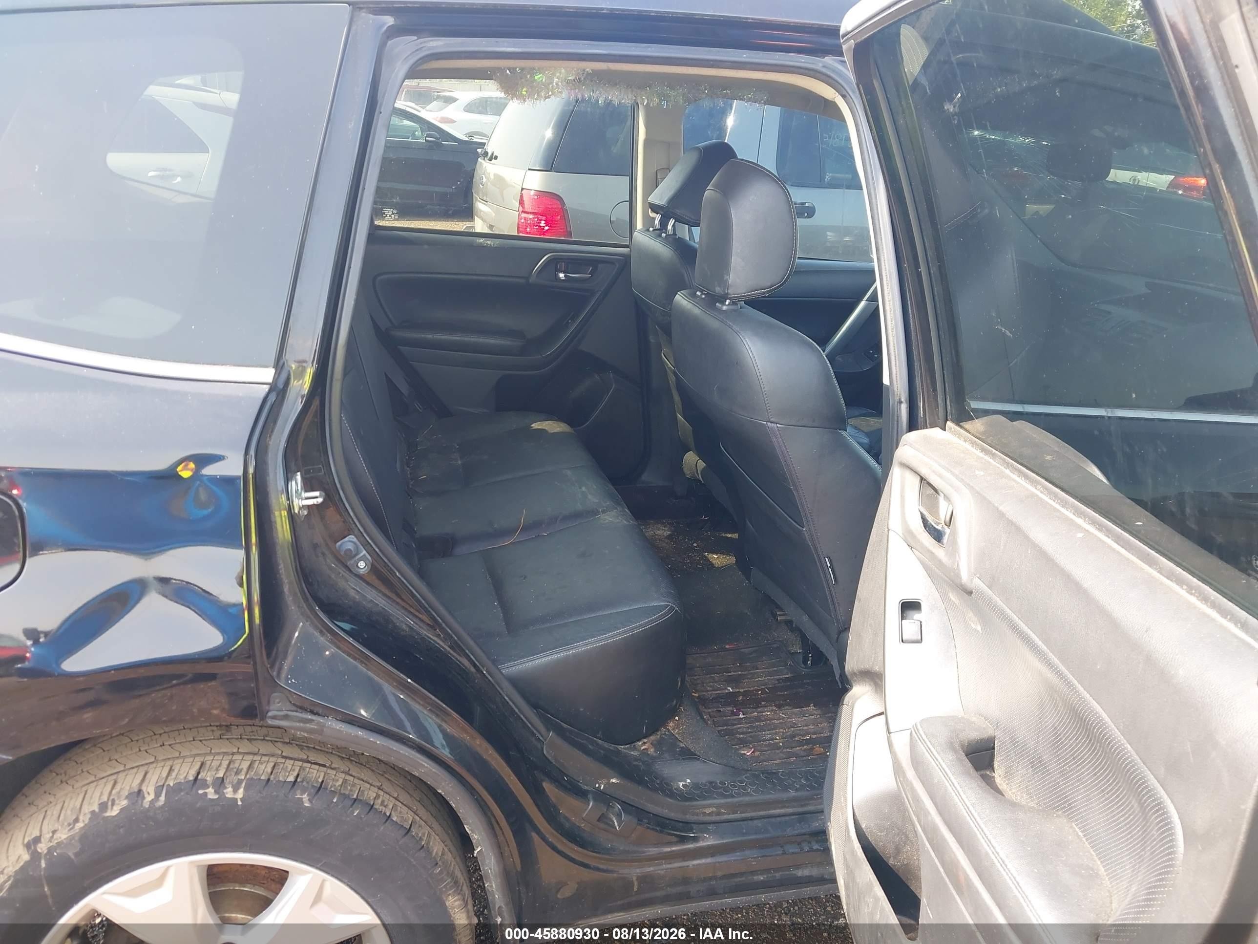 2014 Subaru Forester 2.5i Limited Black vin: JF2SJAHC7EH557086