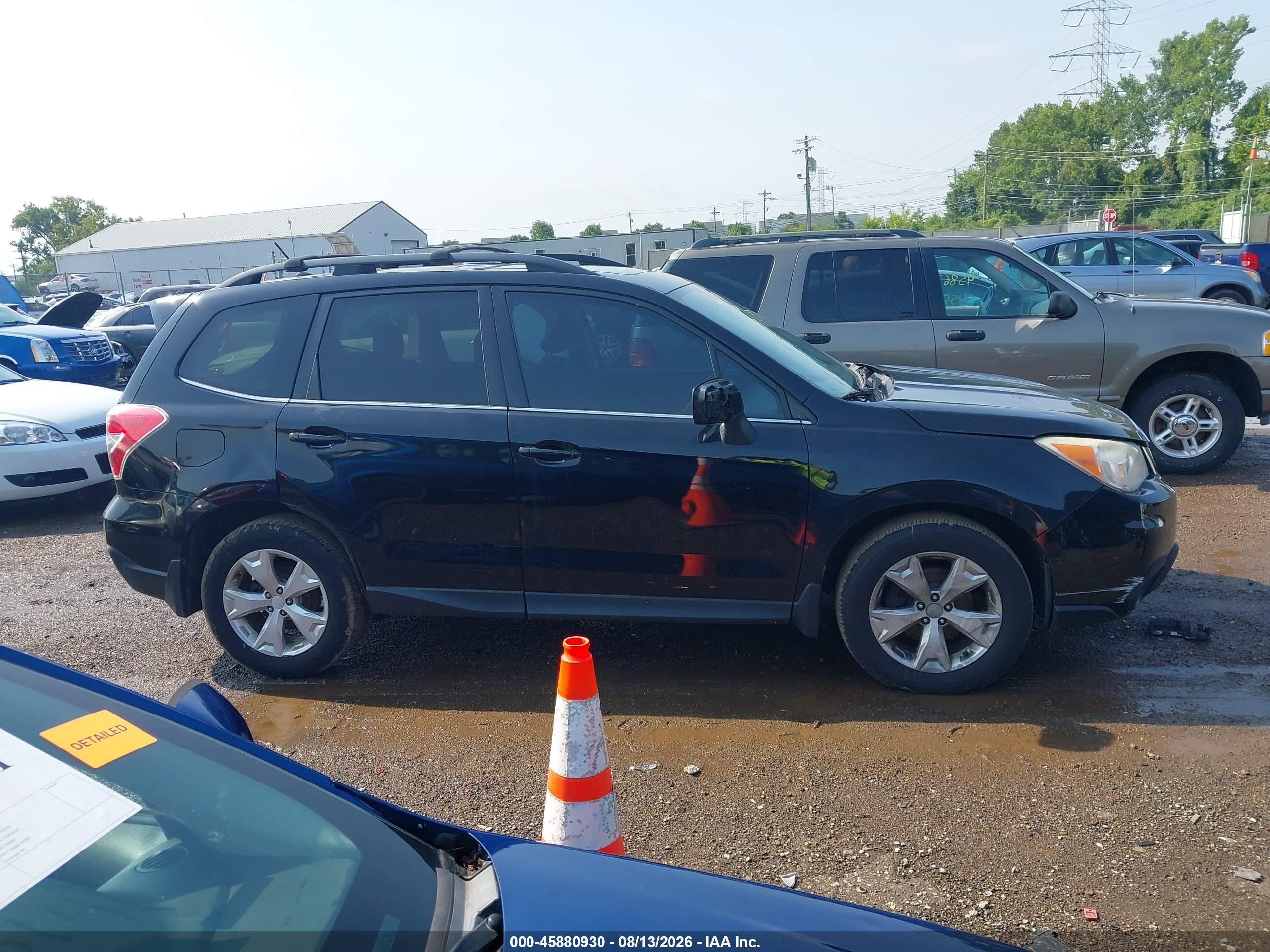2014 Subaru Forester 2.5i Limited Black vin: JF2SJAHC7EH557086