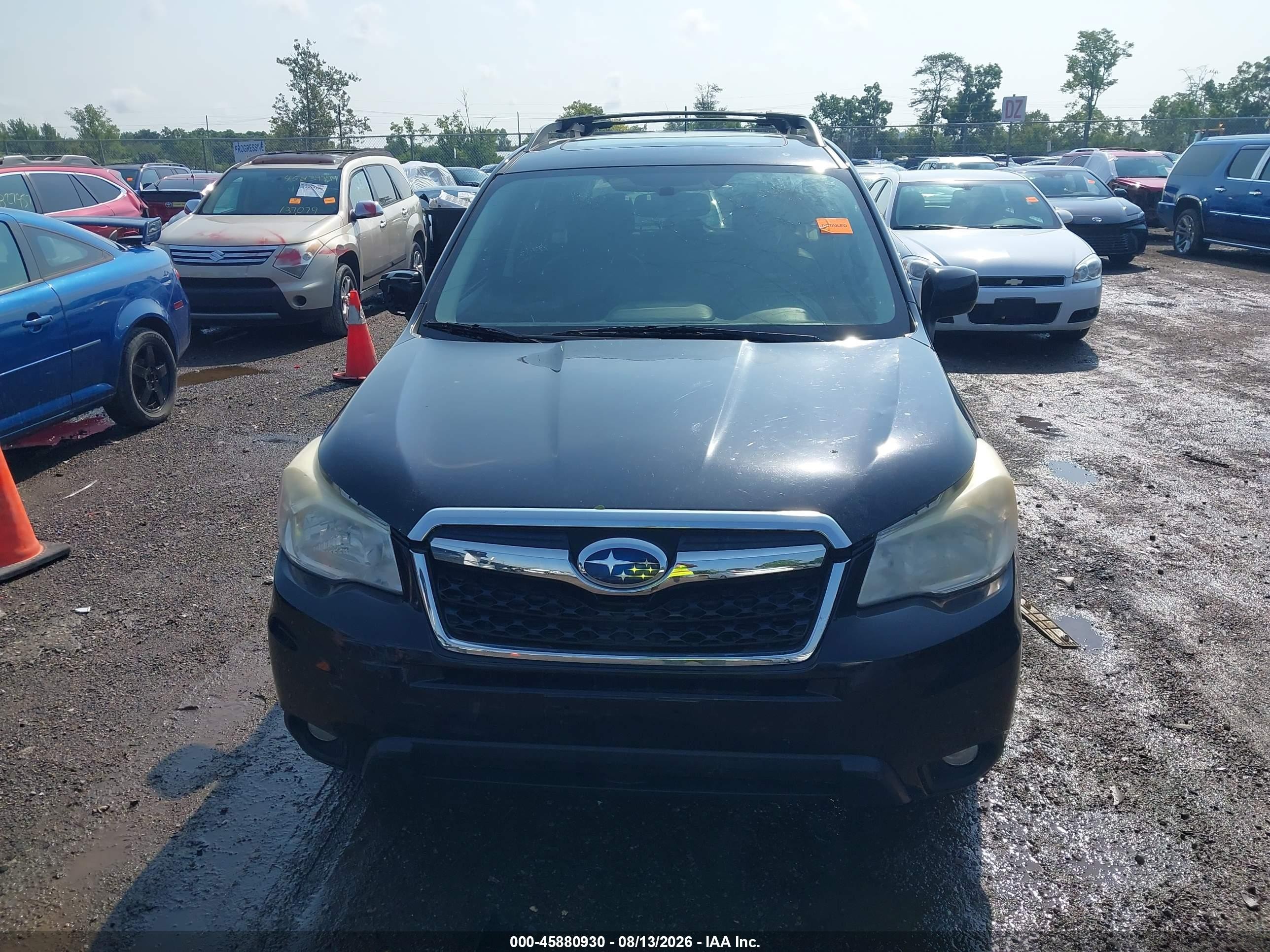 2014 Subaru Forester 2.5i Limited Black vin: JF2SJAHC7EH557086