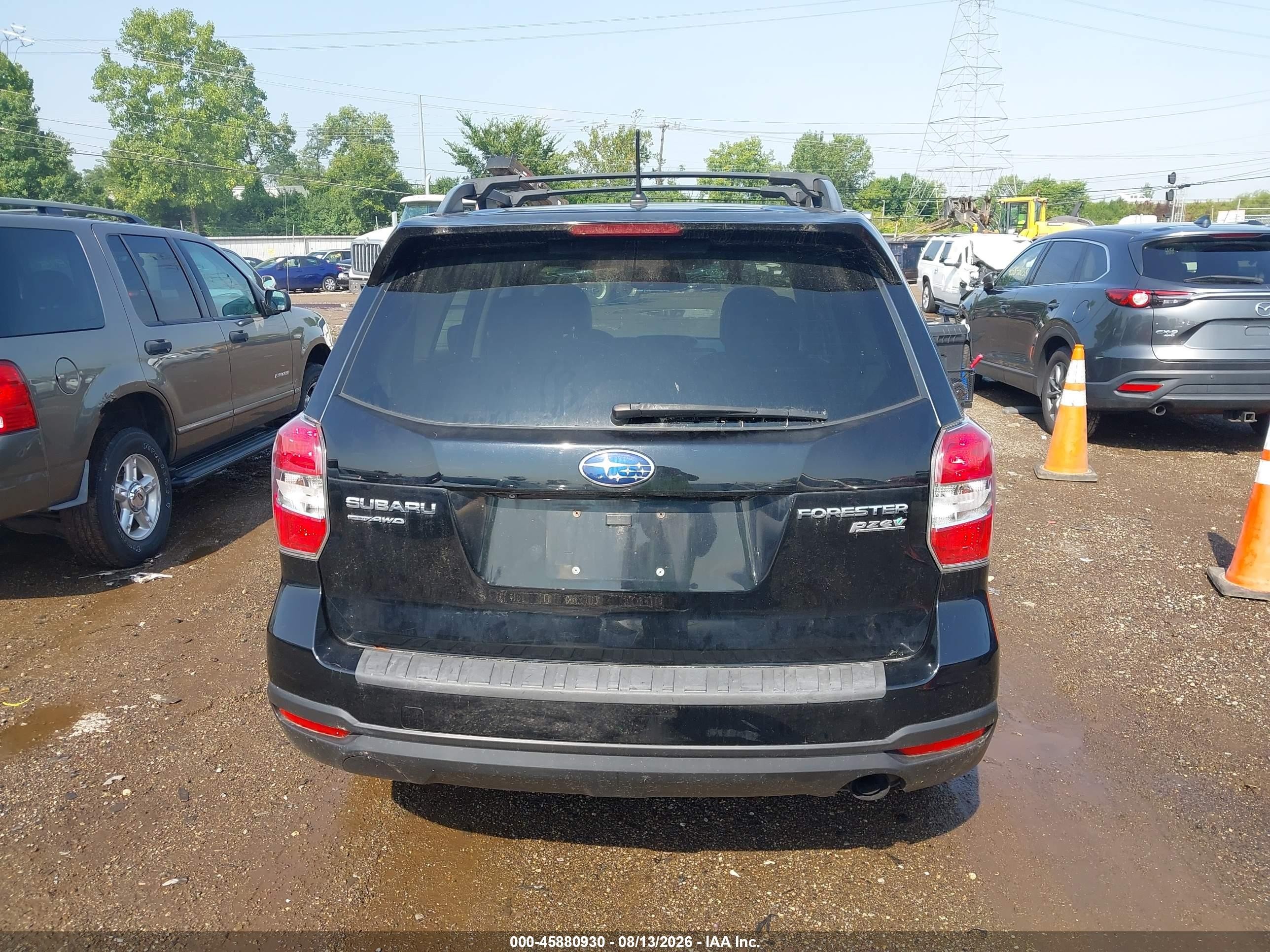 2014 Subaru Forester 2.5i Limited Black vin: JF2SJAHC7EH557086