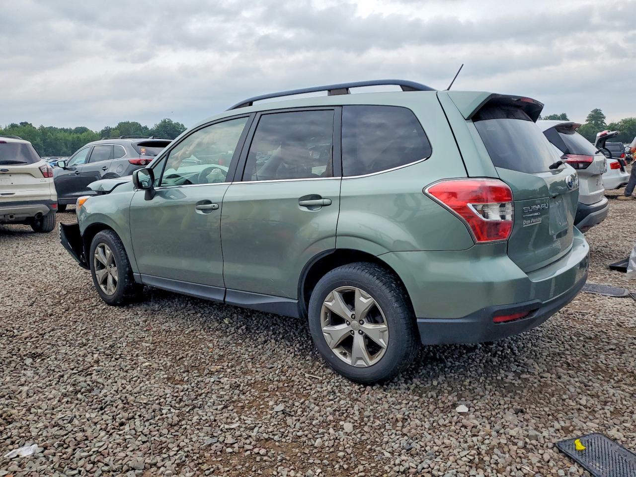 2015 Subaru Forester 2.5i Limited Green vin: JF2SJAHC7FH448659