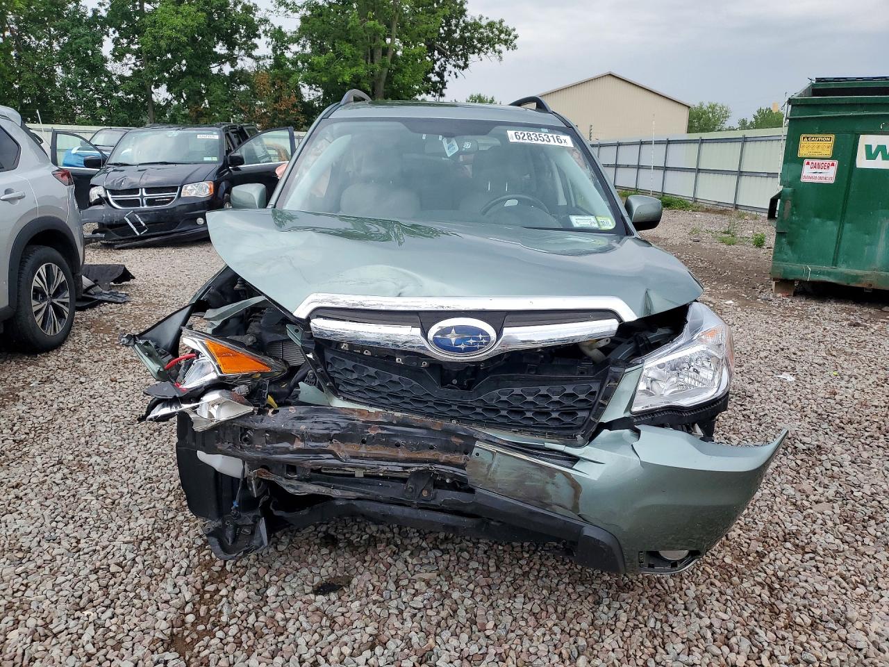 2015 Subaru Forester 2.5i Limited Green vin: JF2SJAHC7FH448659