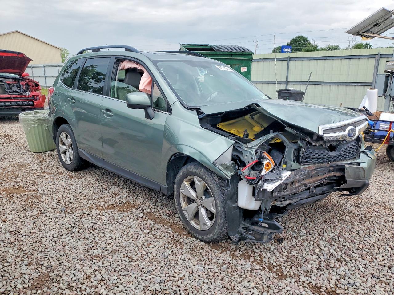 2015 Subaru Forester 2.5i Limited Green vin: JF2SJAHC7FH448659