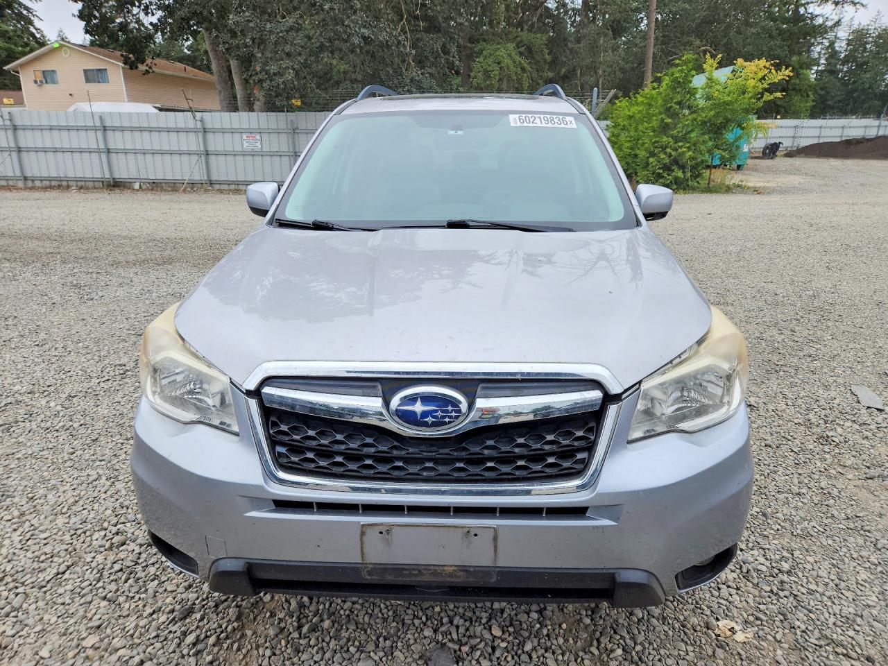 2015 Subaru Forester 2.5i Limited Silver vin: JF2SJAHC7FH467941