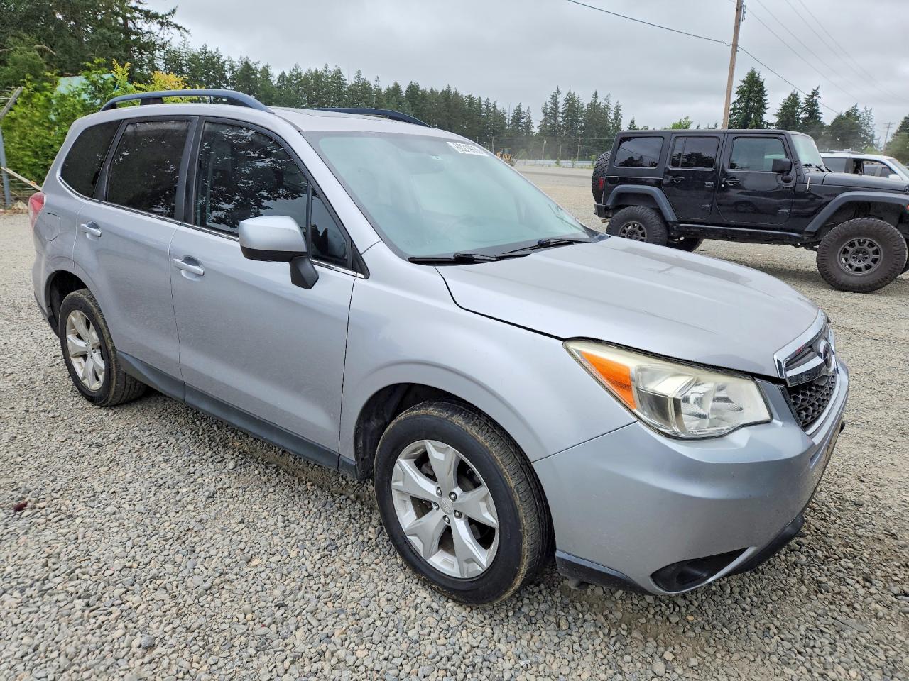 2015 Subaru Forester 2.5i Limited Silver vin: JF2SJAHC7FH467941
