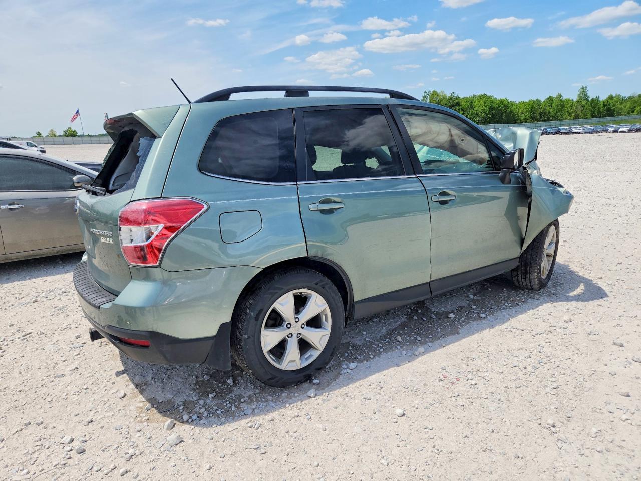 2015 Subaru Forester 2.5i Limited Серый vin: JF2SJAHC7FH496405
