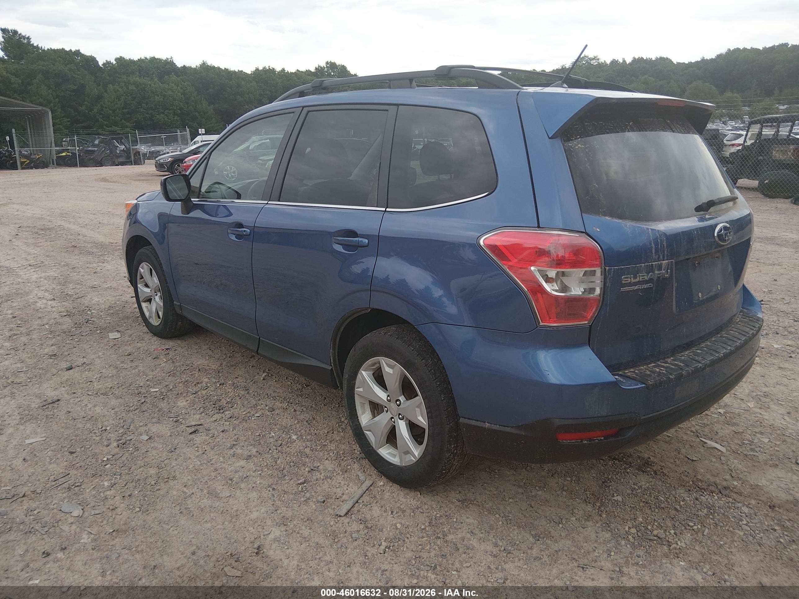 2015 Subaru Forester 2.5i Limited Light Blue vin: JF2SJAHC7FH841870