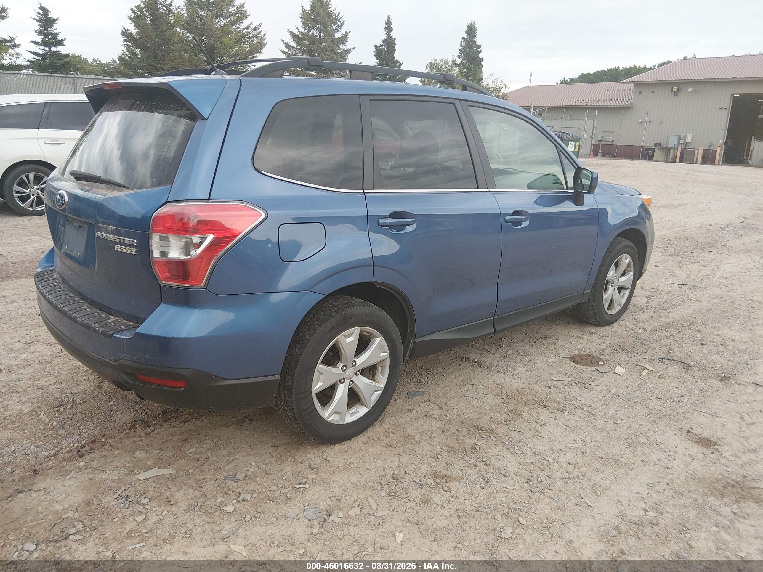 2015 Subaru Forester 2.5i Limited Light Blue vin: JF2SJAHC7FH841870