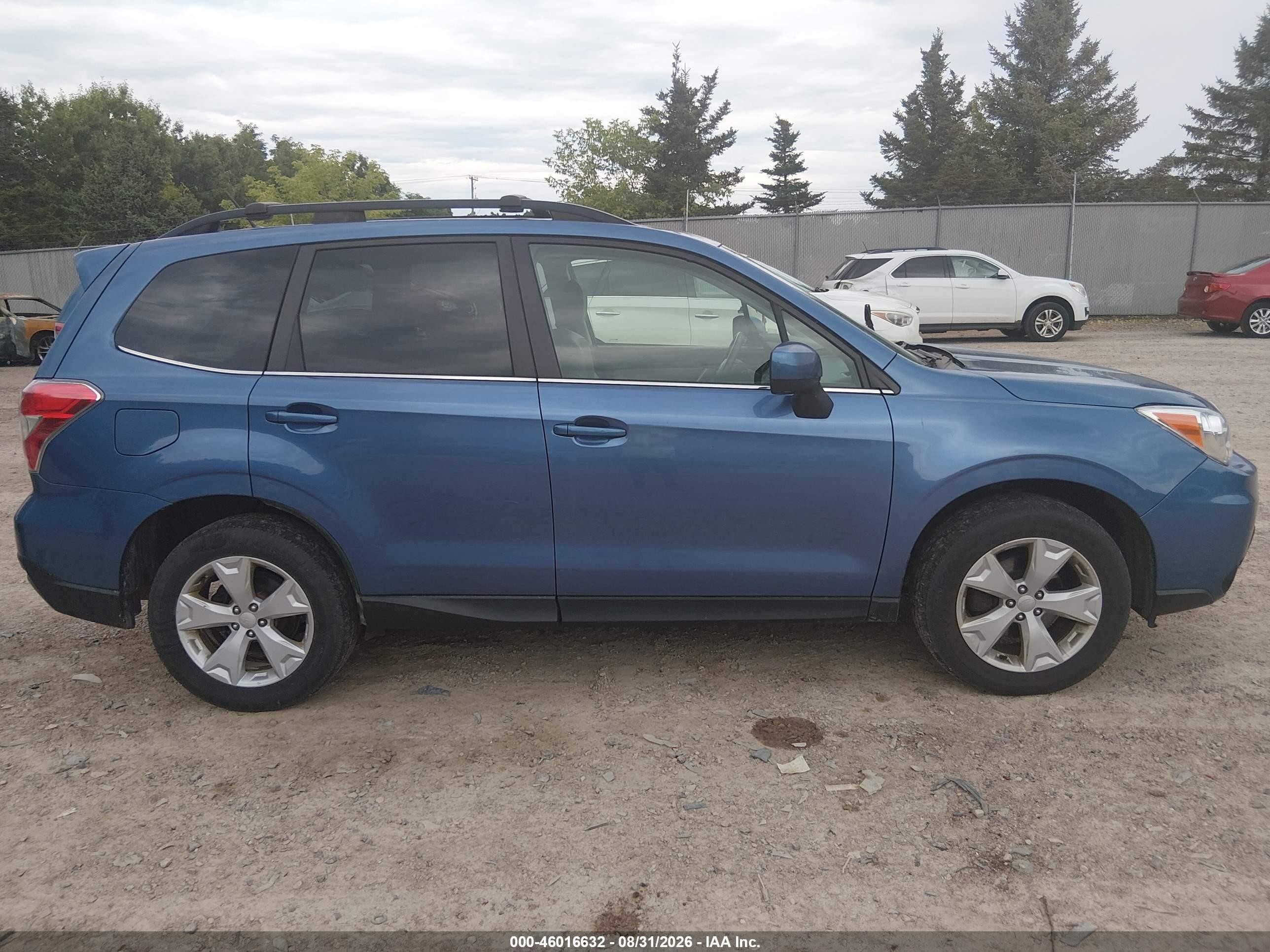 2015 Subaru Forester 2.5i Limited Light Blue vin: JF2SJAHC7FH841870