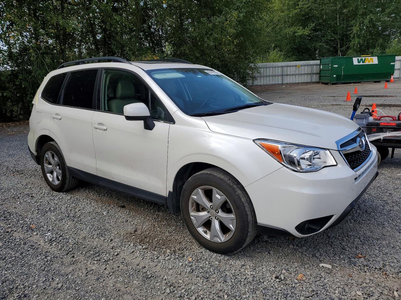 2014 Subaru Forester 2.5i Limited Белый vin: JF2SJAHC8EH423073