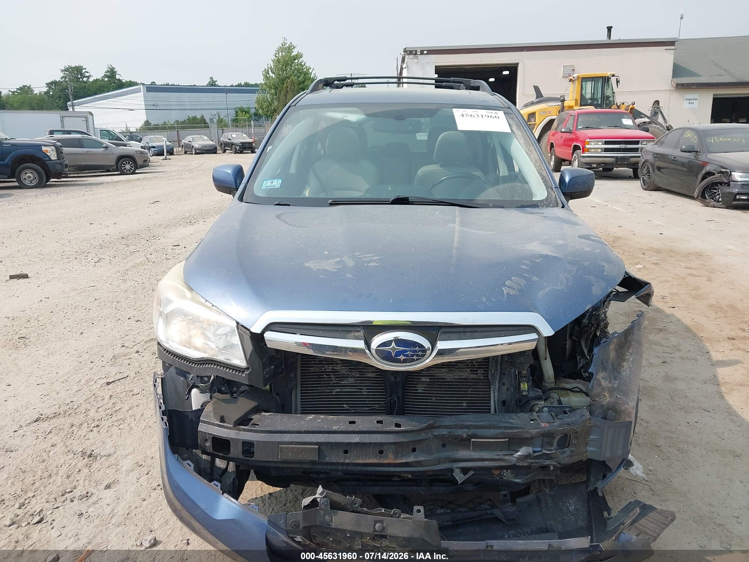2014 Subaru Forester 2.5i Limited Blue vin: JF2SJAHC8EH464674