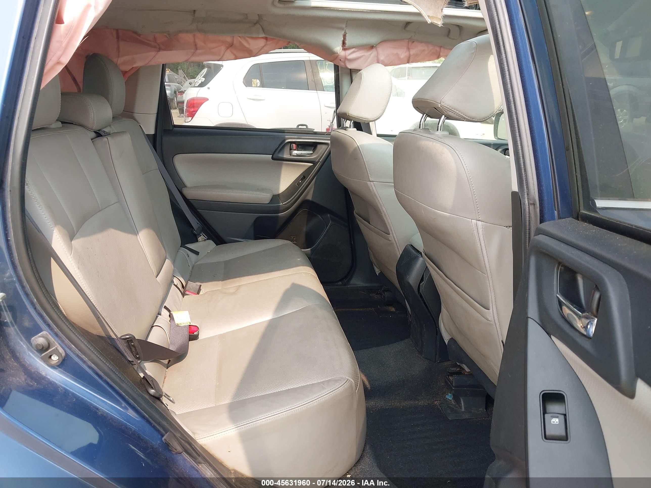 2014 Subaru Forester 2.5i Limited Blue vin: JF2SJAHC8EH464674