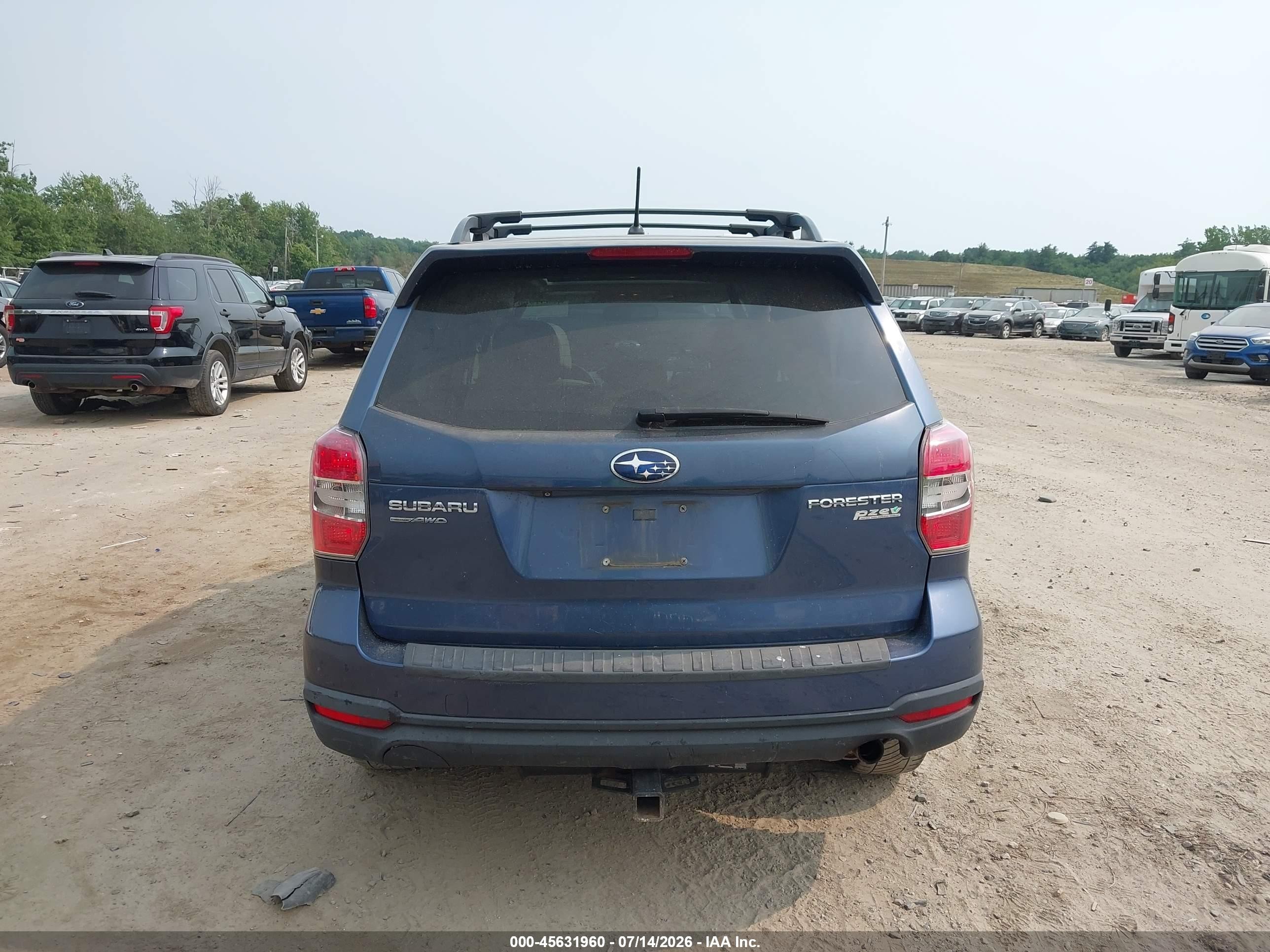 2014 Subaru Forester 2.5i Limited Blue vin: JF2SJAHC8EH464674