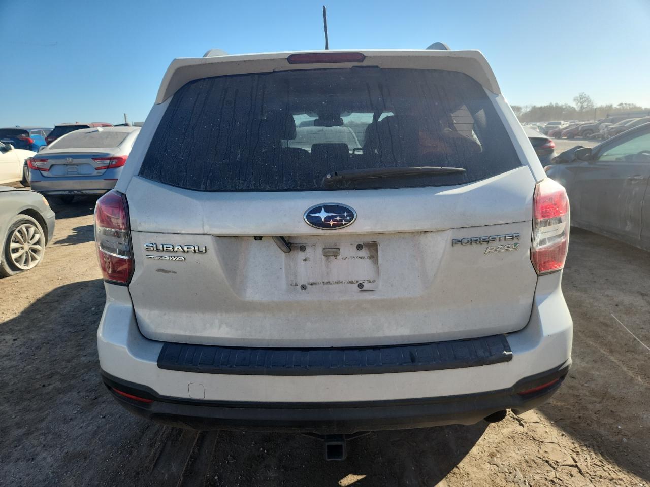 2014 Subaru Forester 2.5i Limited Белый vin: JF2SJAHC8EH497299