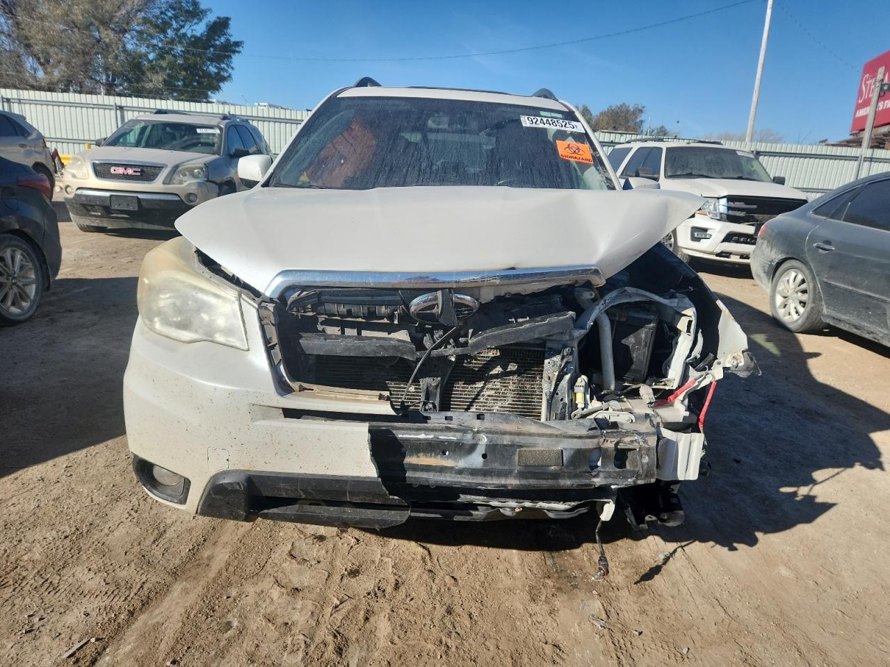 2014 Subaru Forester 2.5i Limited Белый vin: JF2SJAHC8EH497299