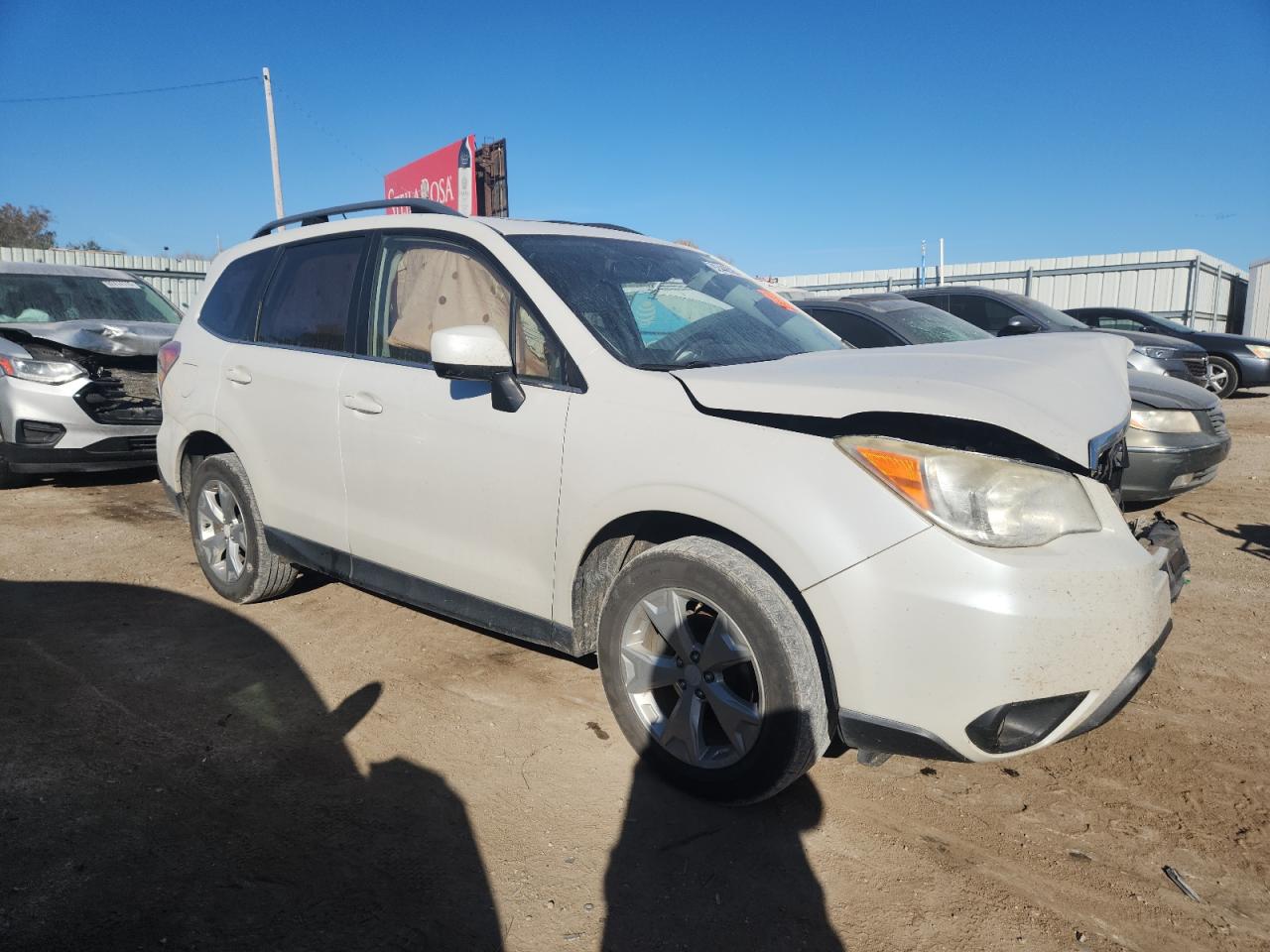 2014 Subaru Forester 2.5i Limited Белый vin: JF2SJAHC8EH497299