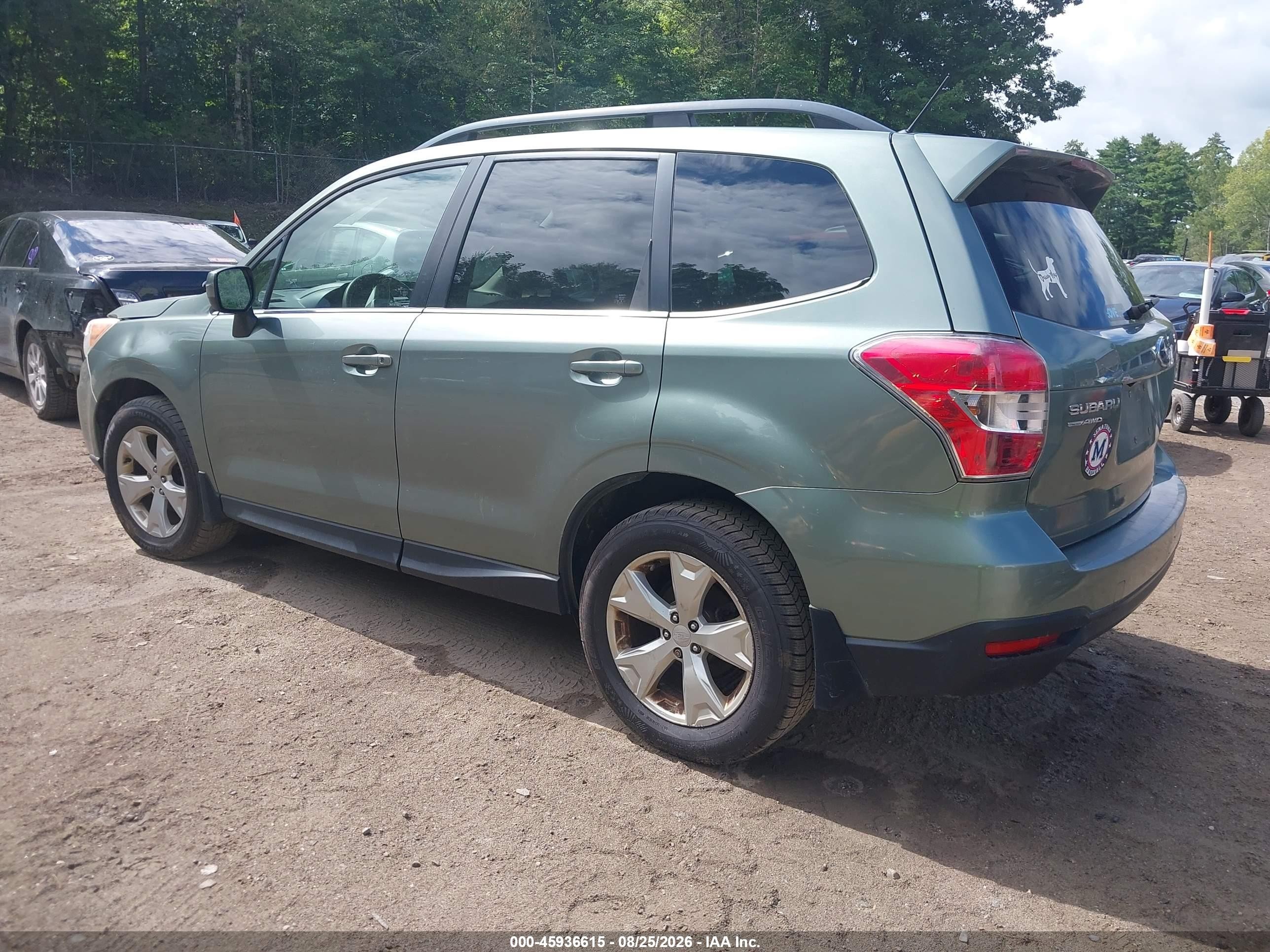 2014 Subaru Forester 2.5i Limited Зеленый vin: JF2SJAHC8EH518877