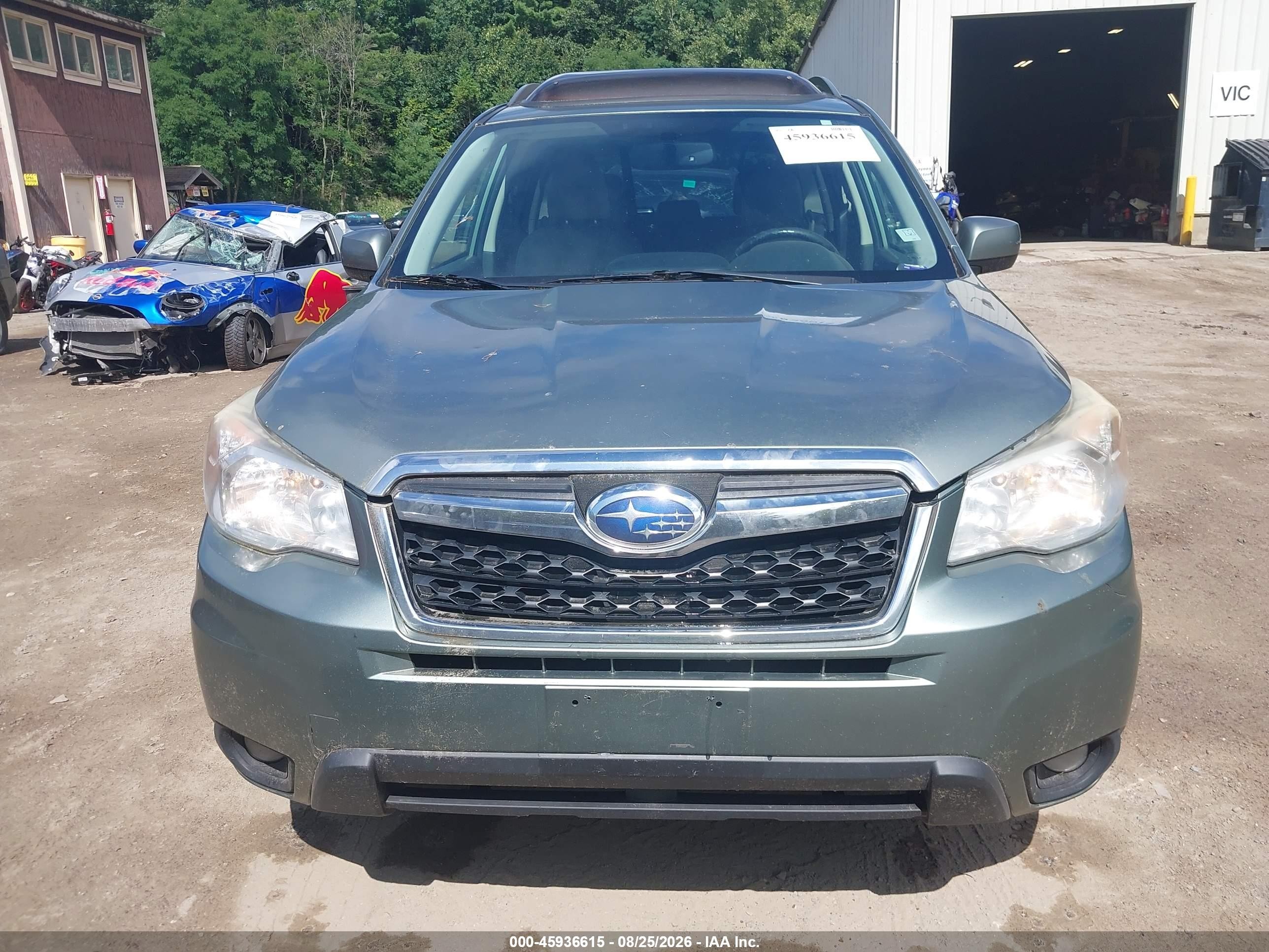 2014 Subaru Forester 2.5i Limited Зеленый vin: JF2SJAHC8EH518877