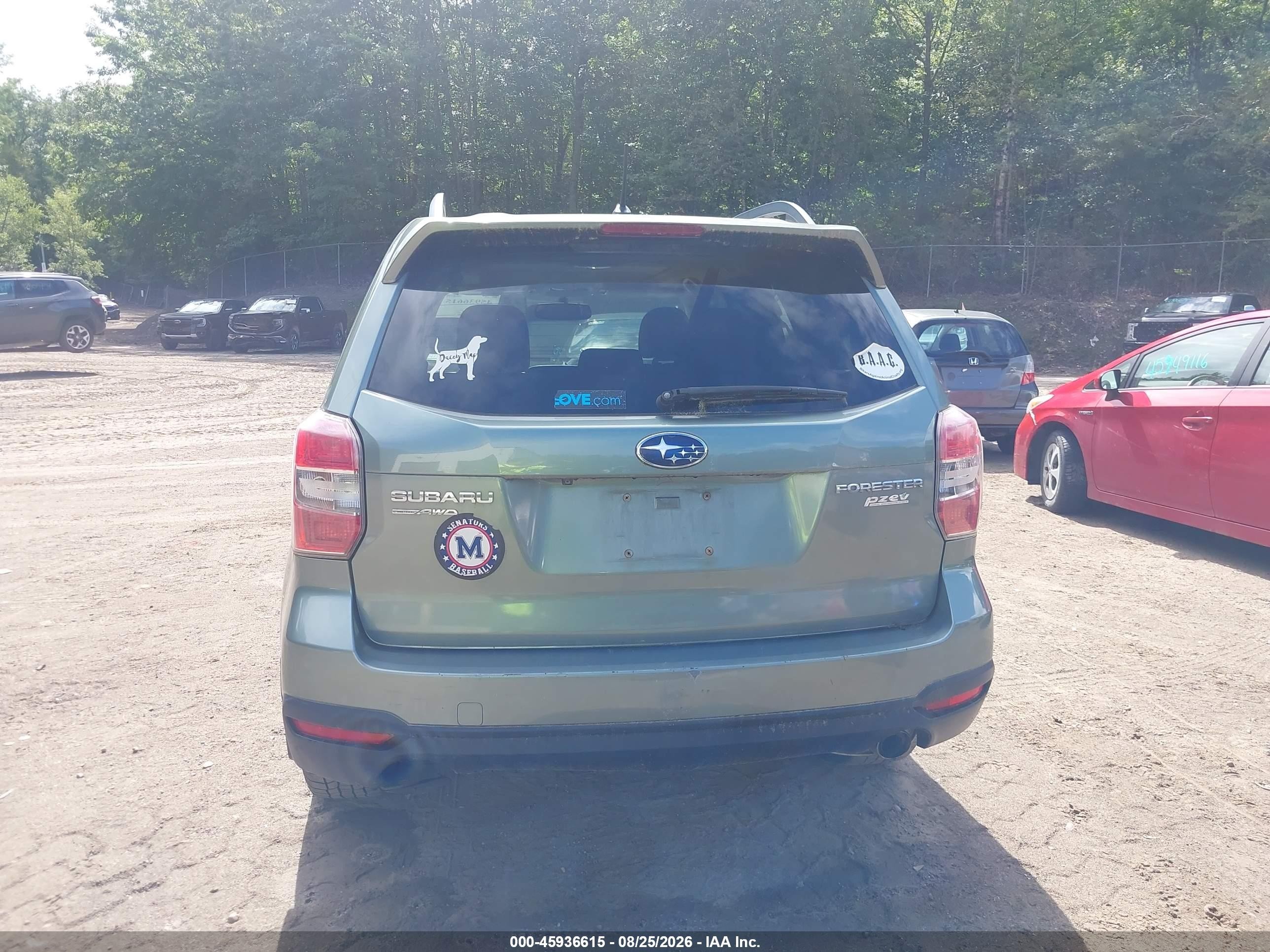 2014 Subaru Forester 2.5i Limited Зеленый vin: JF2SJAHC8EH518877