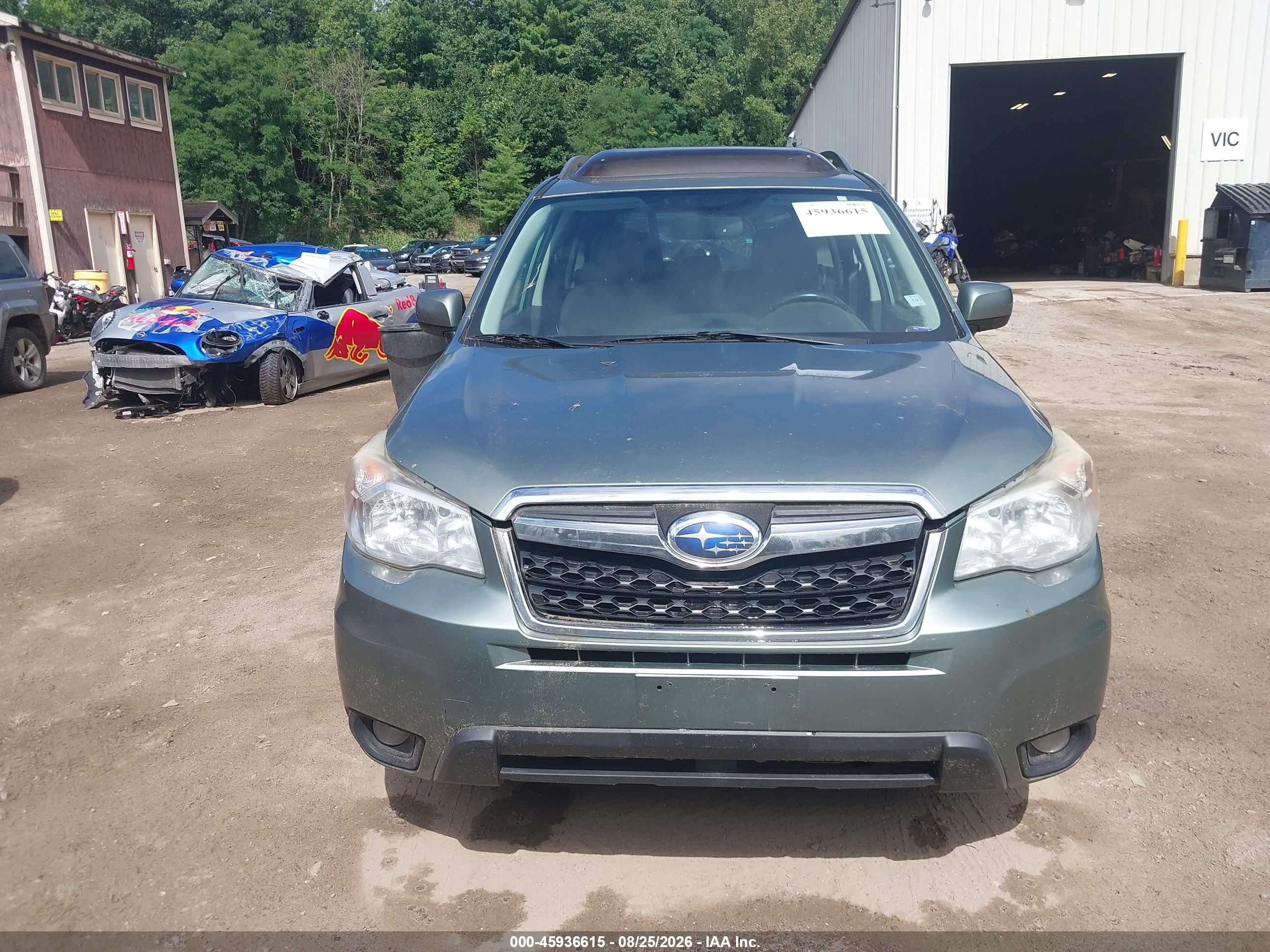 2014 Subaru Forester 2.5i Limited Зеленый vin: JF2SJAHC8EH518877