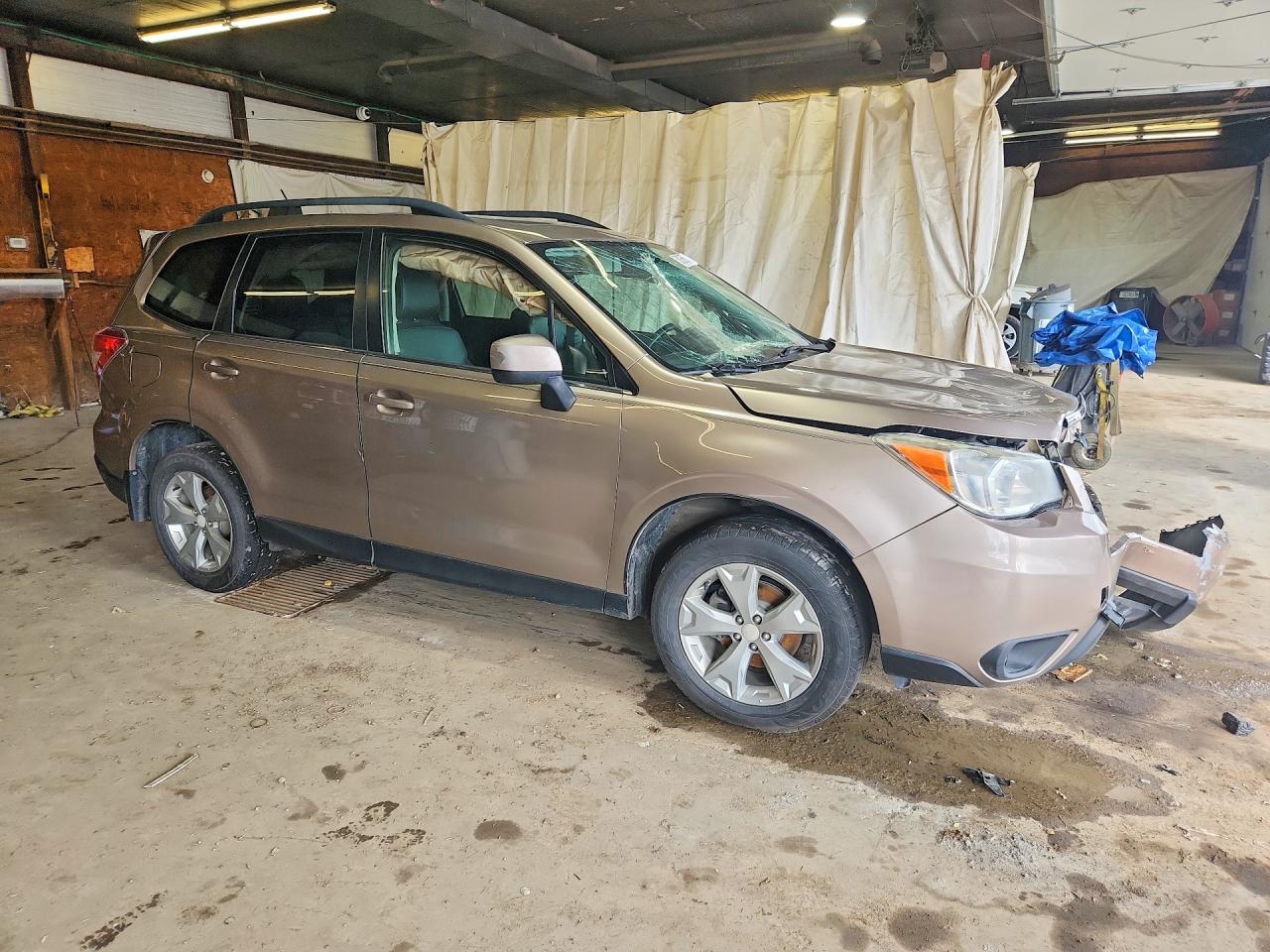 2015 Subaru Forester 2.5i Limited Tan vin: JF2SJAHC8FH437265