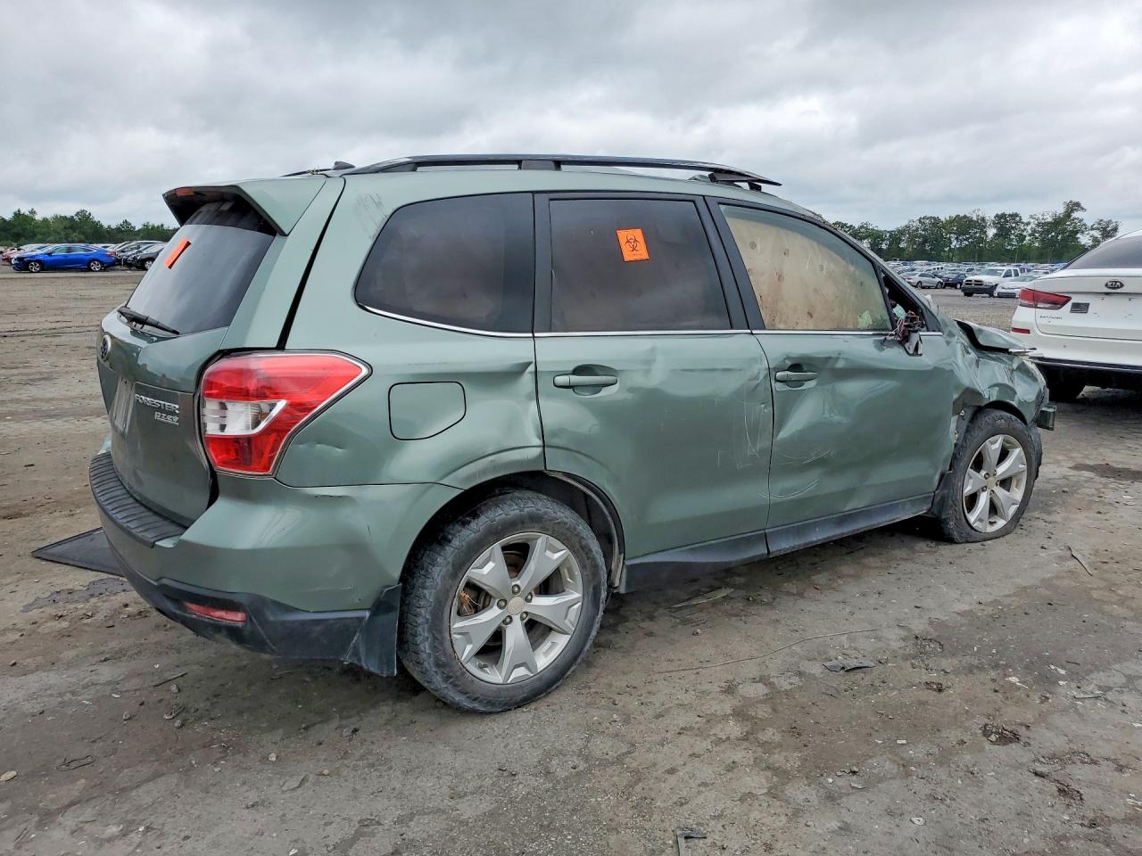 2015 Subaru Forester 2.5i Limited Green vin: JF2SJAHC8FH445172