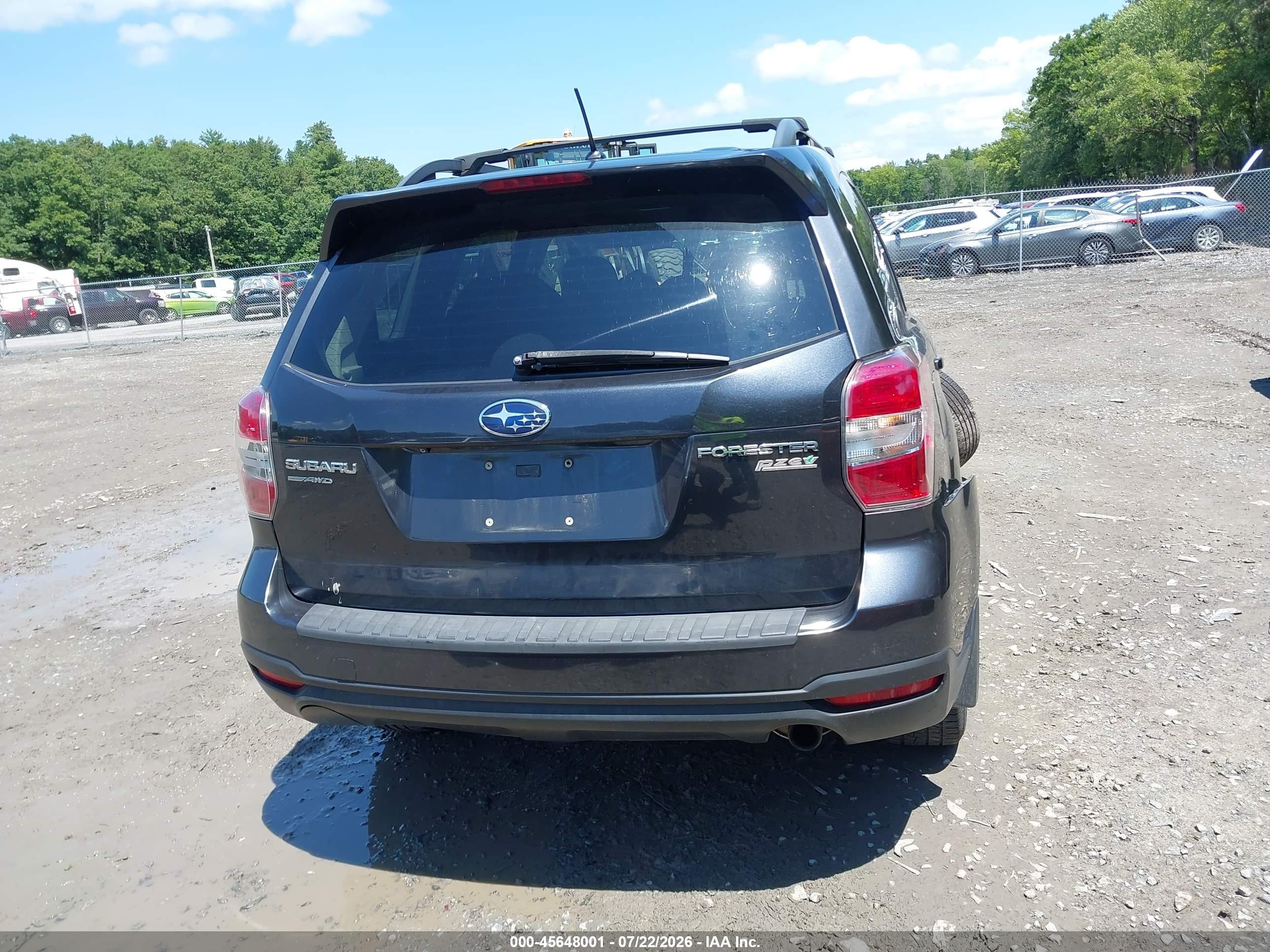 2015 Subaru Forester 2.5i Limited Black vin: JF2SJAHC8FH593144