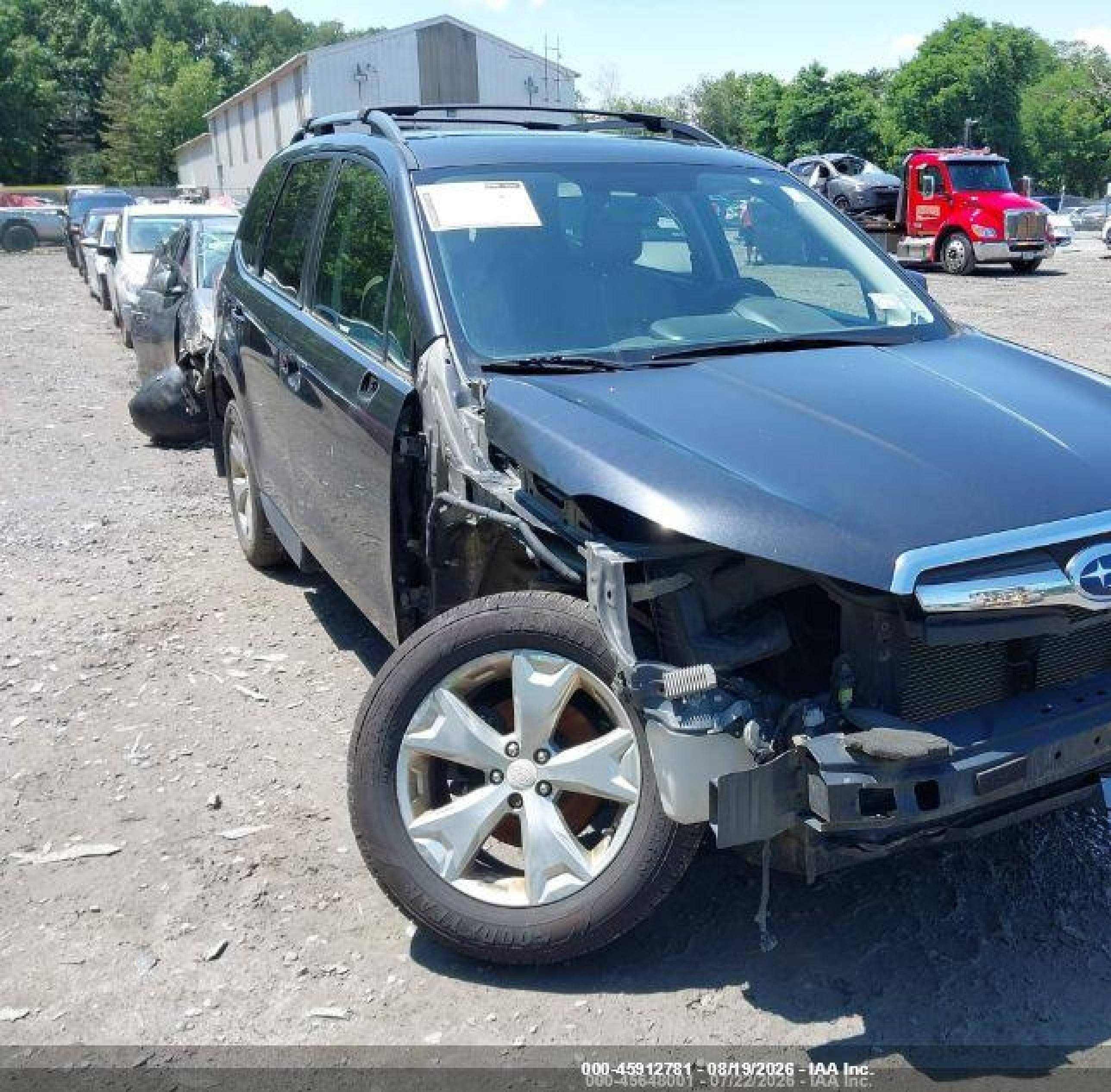 2015 Subaru Forester 2.5i Limited Gray vin: JF2SJAHC8FH593144
