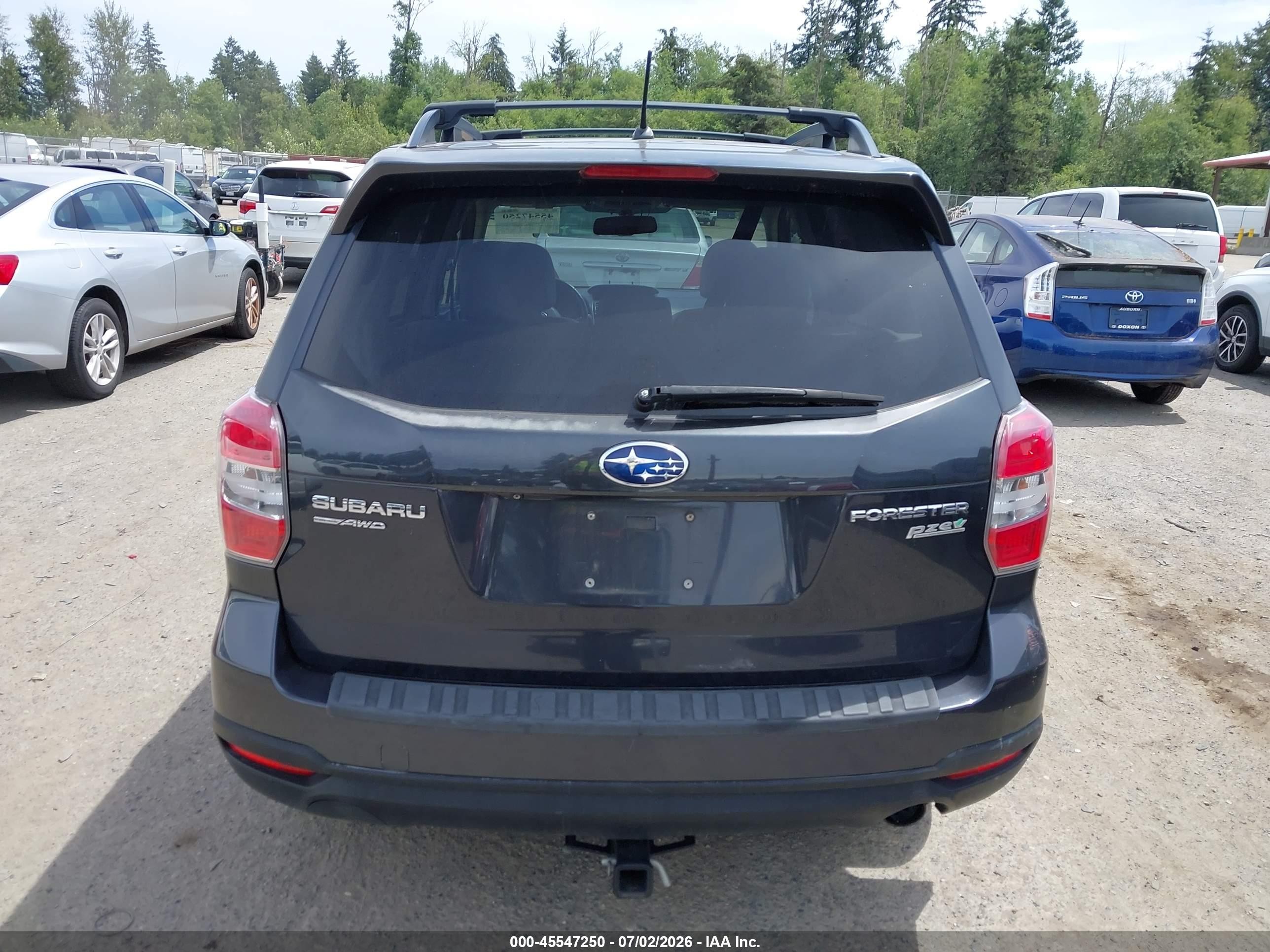 2014 Subaru Forester 2.5i Limited Gray vin: JF2SJAHC9EH418058