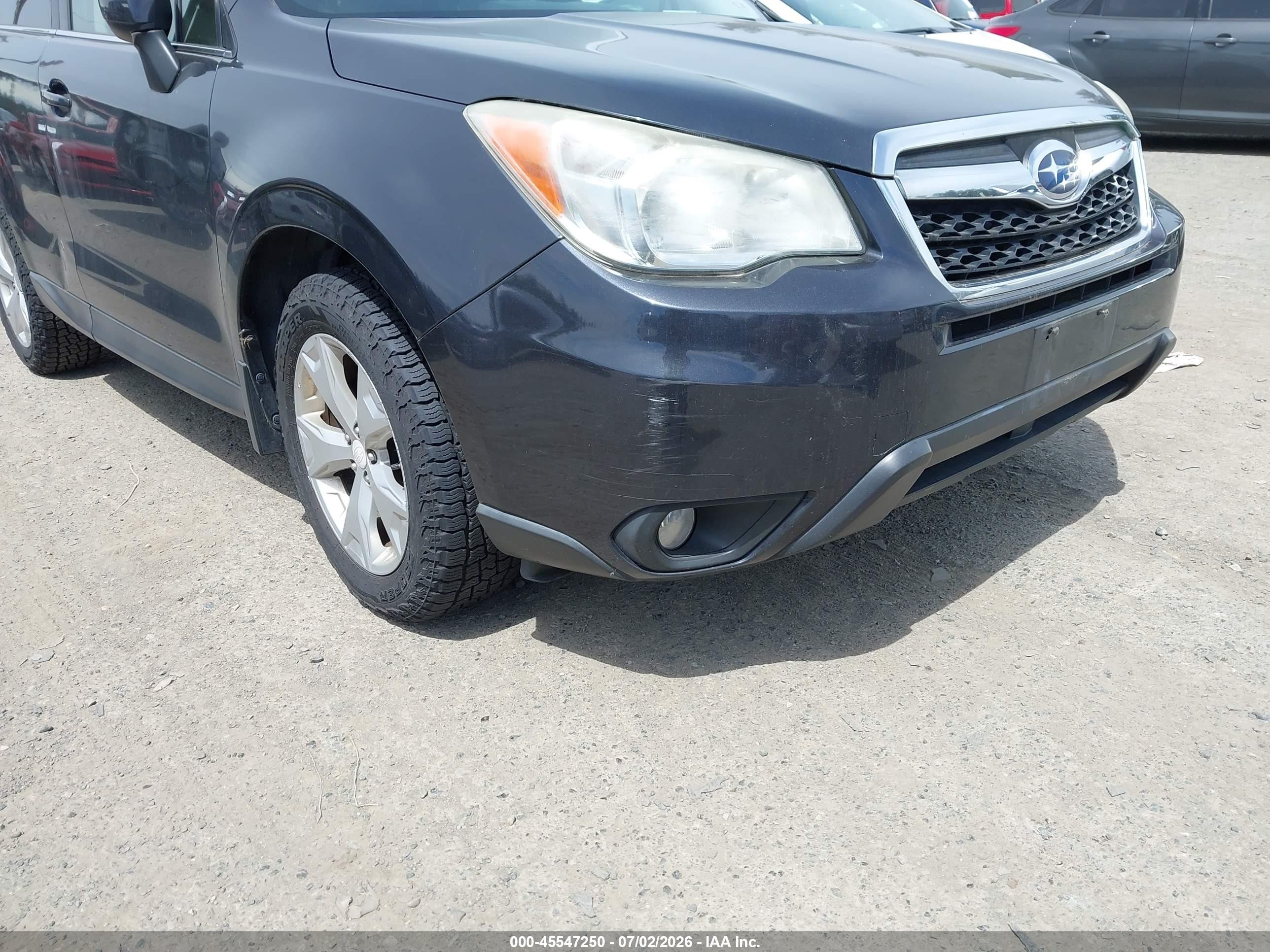 2014 Subaru Forester 2.5i Limited Gray vin: JF2SJAHC9EH418058