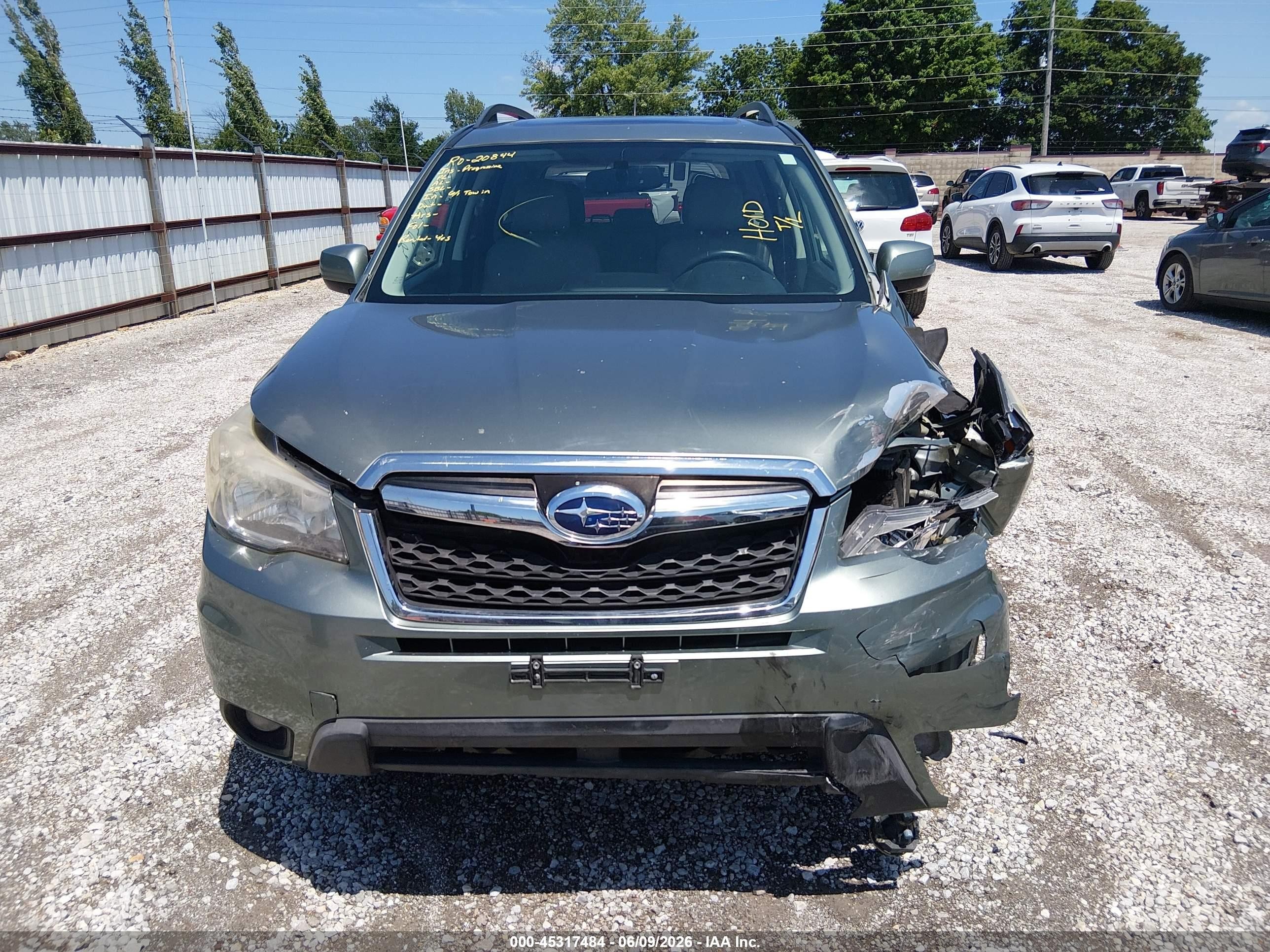 2014 Subaru Forester 2.5i Limited Green vin: JF2SJAHC9EH428072