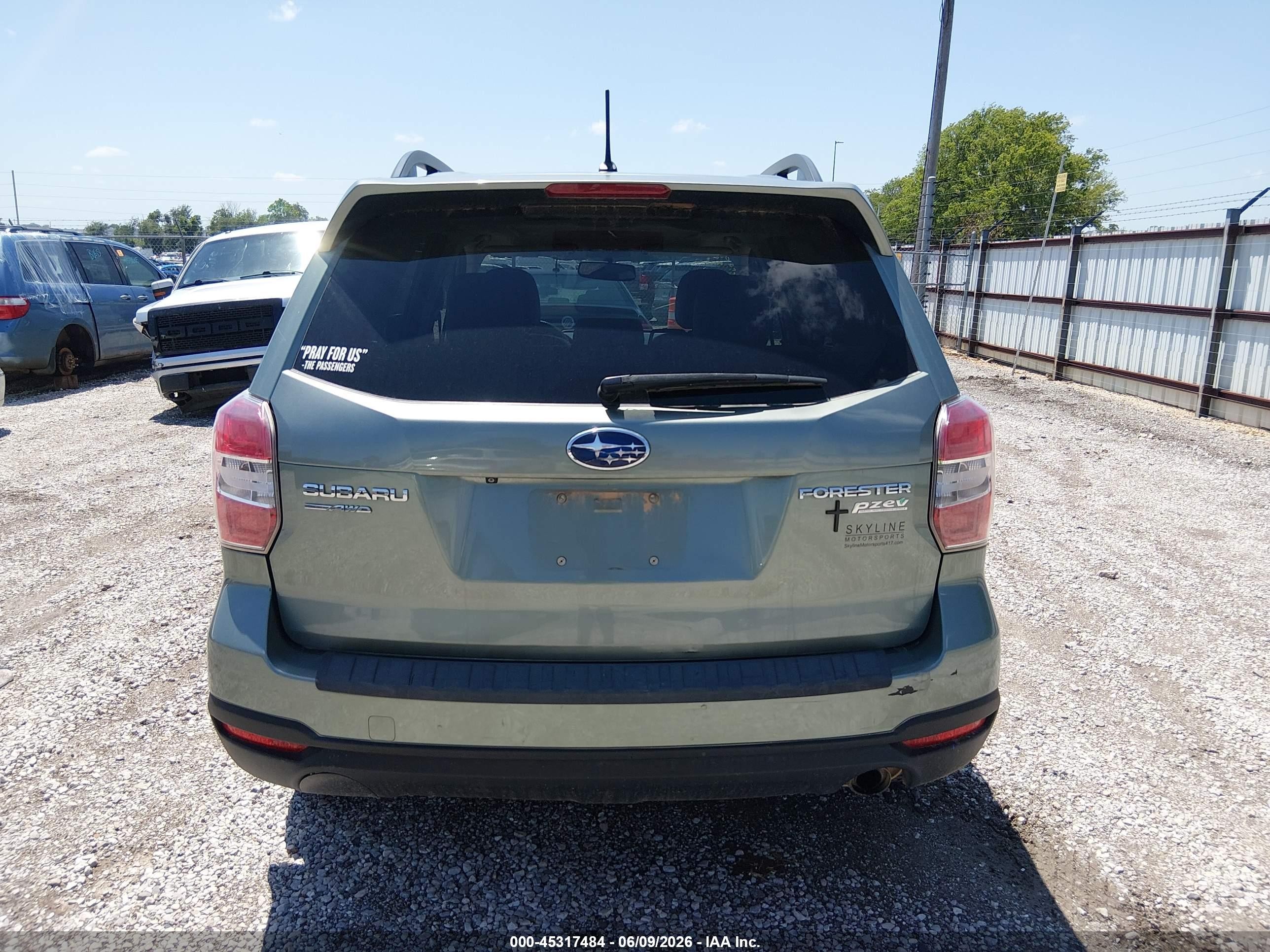 2014 Subaru Forester 2.5i Limited Green vin: JF2SJAHC9EH428072