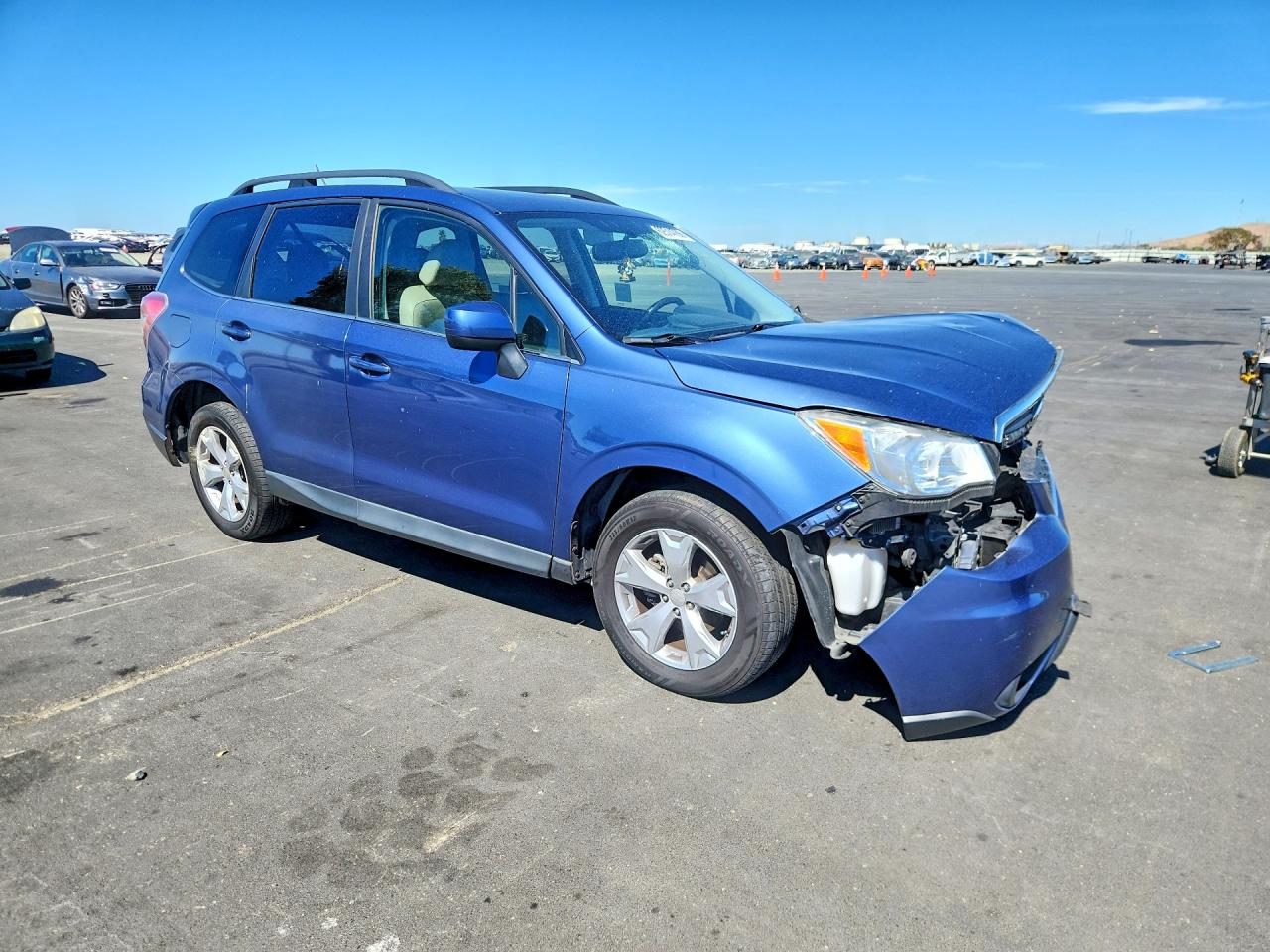 2014 Subaru Forester 2.5i Limited Blue vin: JF2SJAHC9EH479085