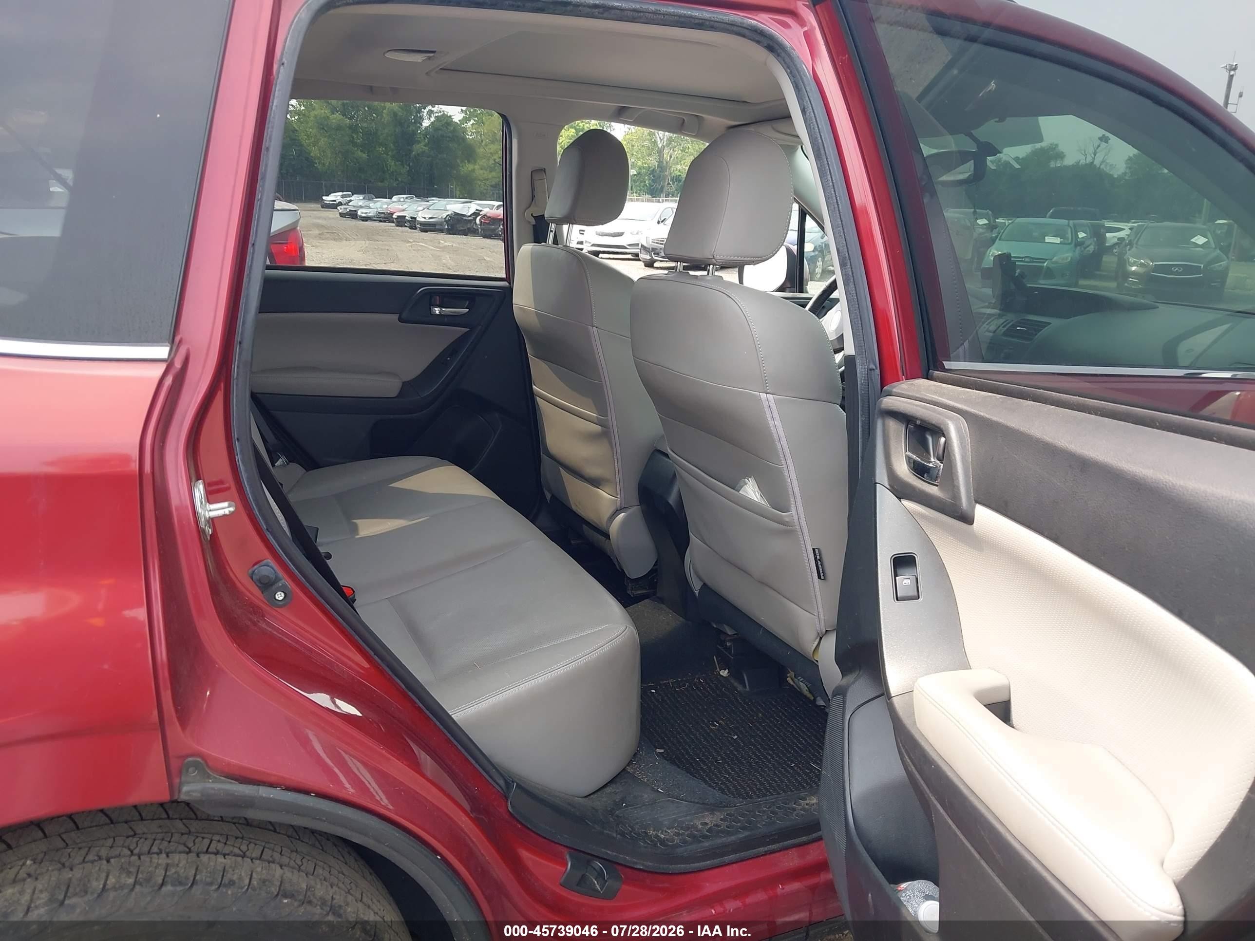 2014 Subaru Forester 2.5i Limited Красный vin: JF2SJAHC9EH481838