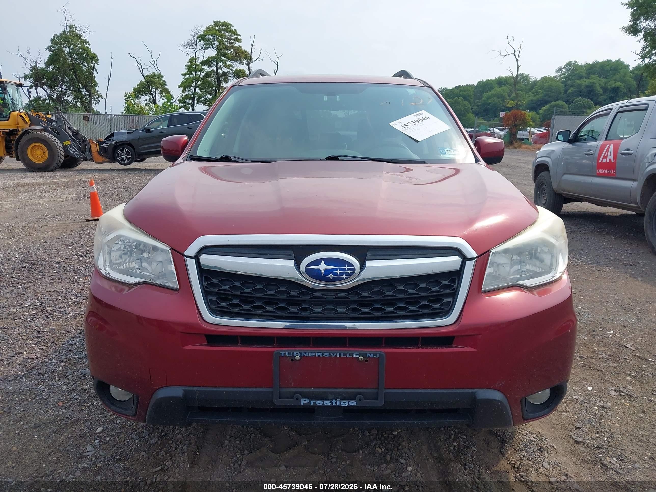 2014 Subaru Forester 2.5i Limited Красный vin: JF2SJAHC9EH481838