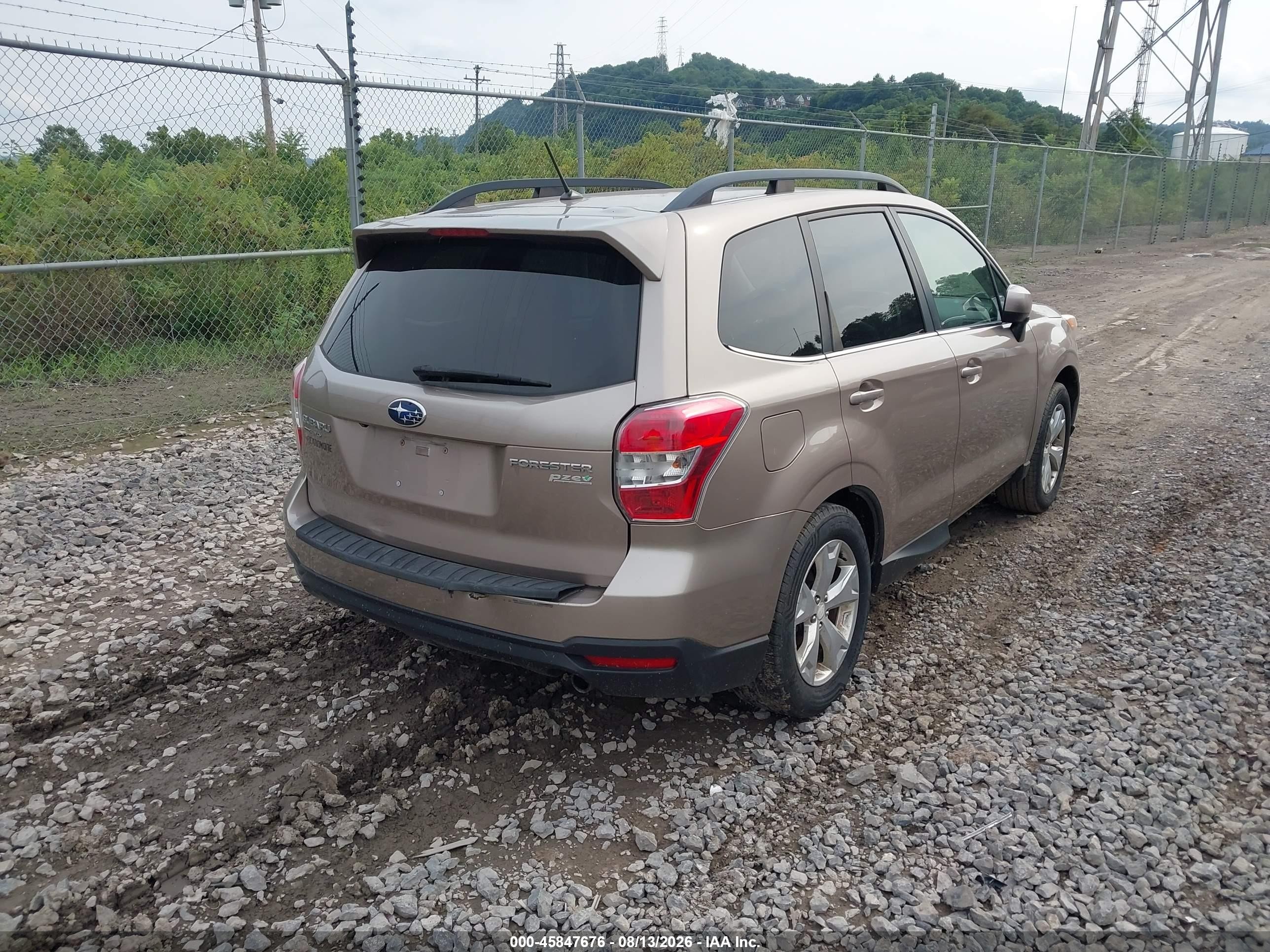 2014 Subaru Forester 2.5i Limited Gold vin: JF2SJAHC9EH489809