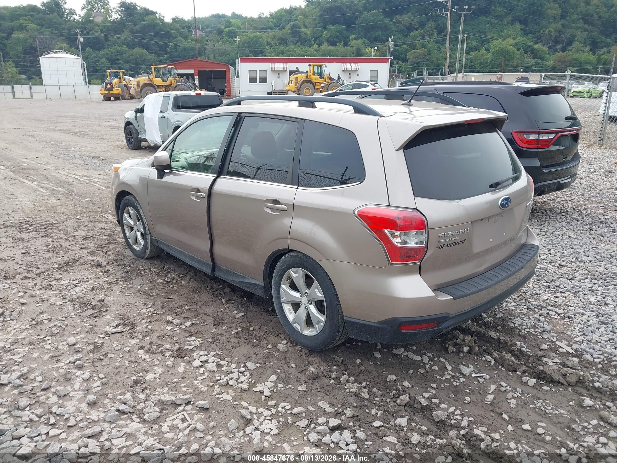 2014 Subaru Forester 2.5i Limited Gold vin: JF2SJAHC9EH489809