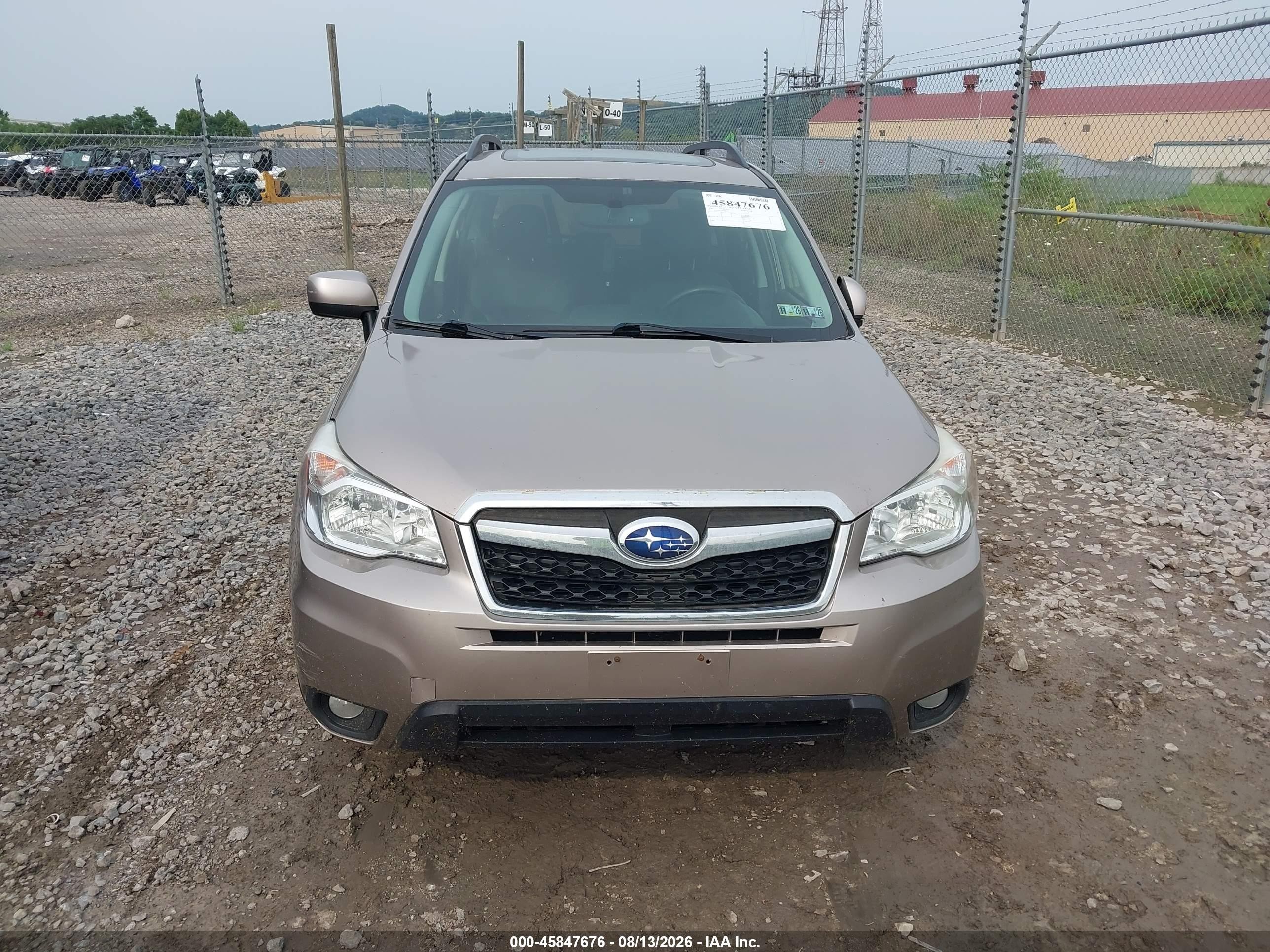 2014 Subaru Forester 2.5i Limited Gold vin: JF2SJAHC9EH489809