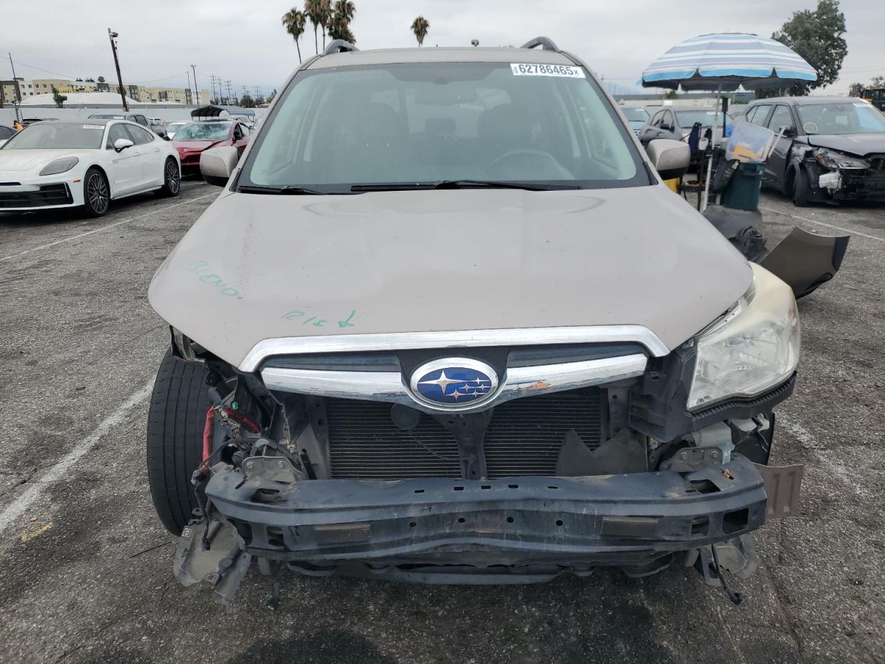 2014 Subaru Forester 2.5i Limited Tan vin: JF2SJAHC9EH505944