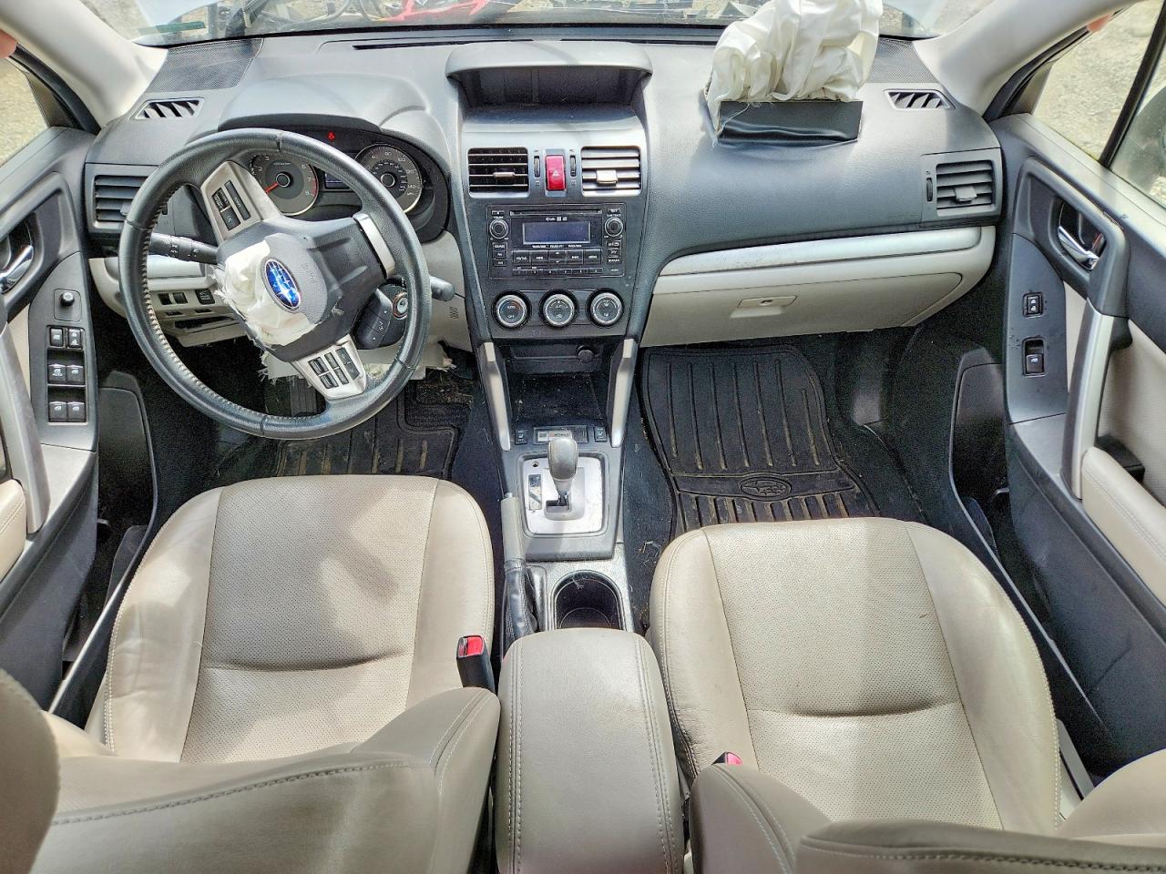 2014 Subaru Forester 2.5i Limited White vin: JF2SJAHC9EH525014