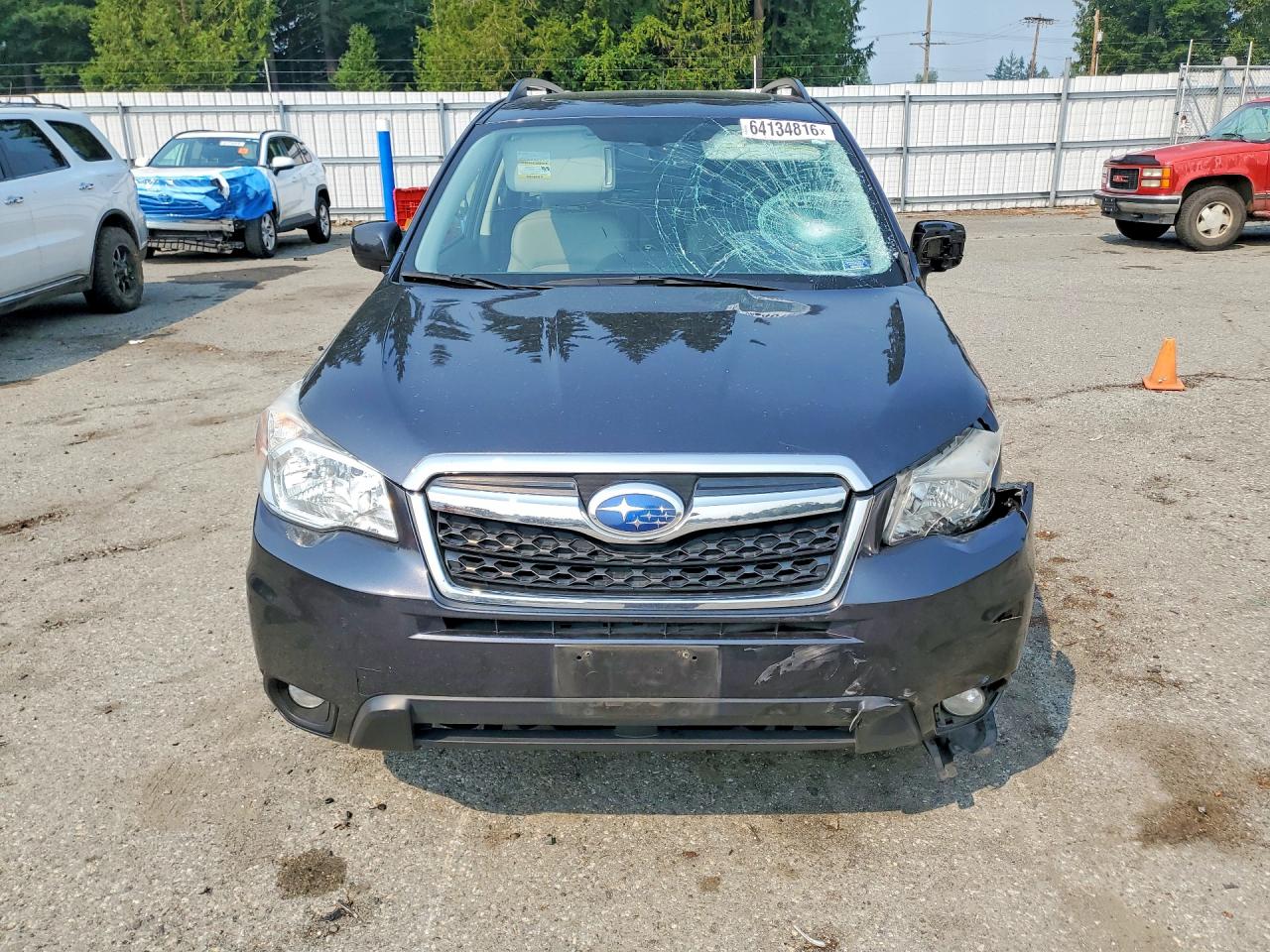 2014 Subaru Forester 2.5i Limited Gray vin: JF2SJAHC9EH552746