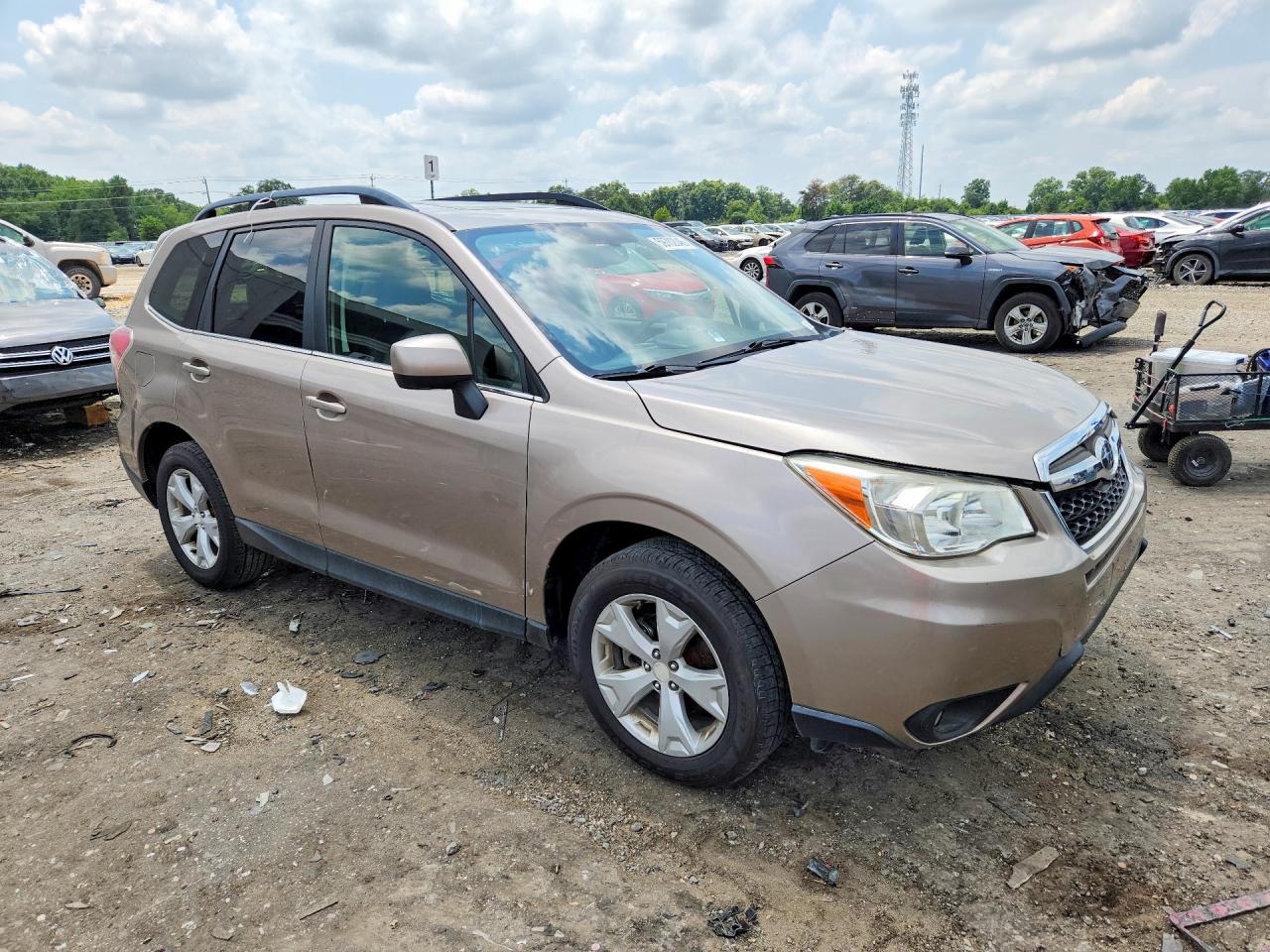 2015 Subaru Forester 2.5i Limited Tan vin: JF2SJAHC9FH403805
