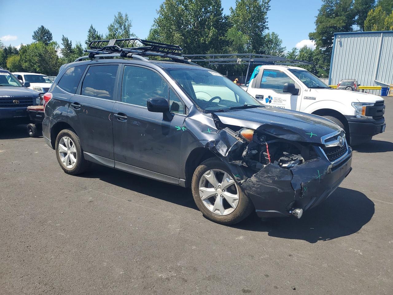 2015 Subaru Forester 2.5i Limited Black vin: JF2SJAHC9FH441485