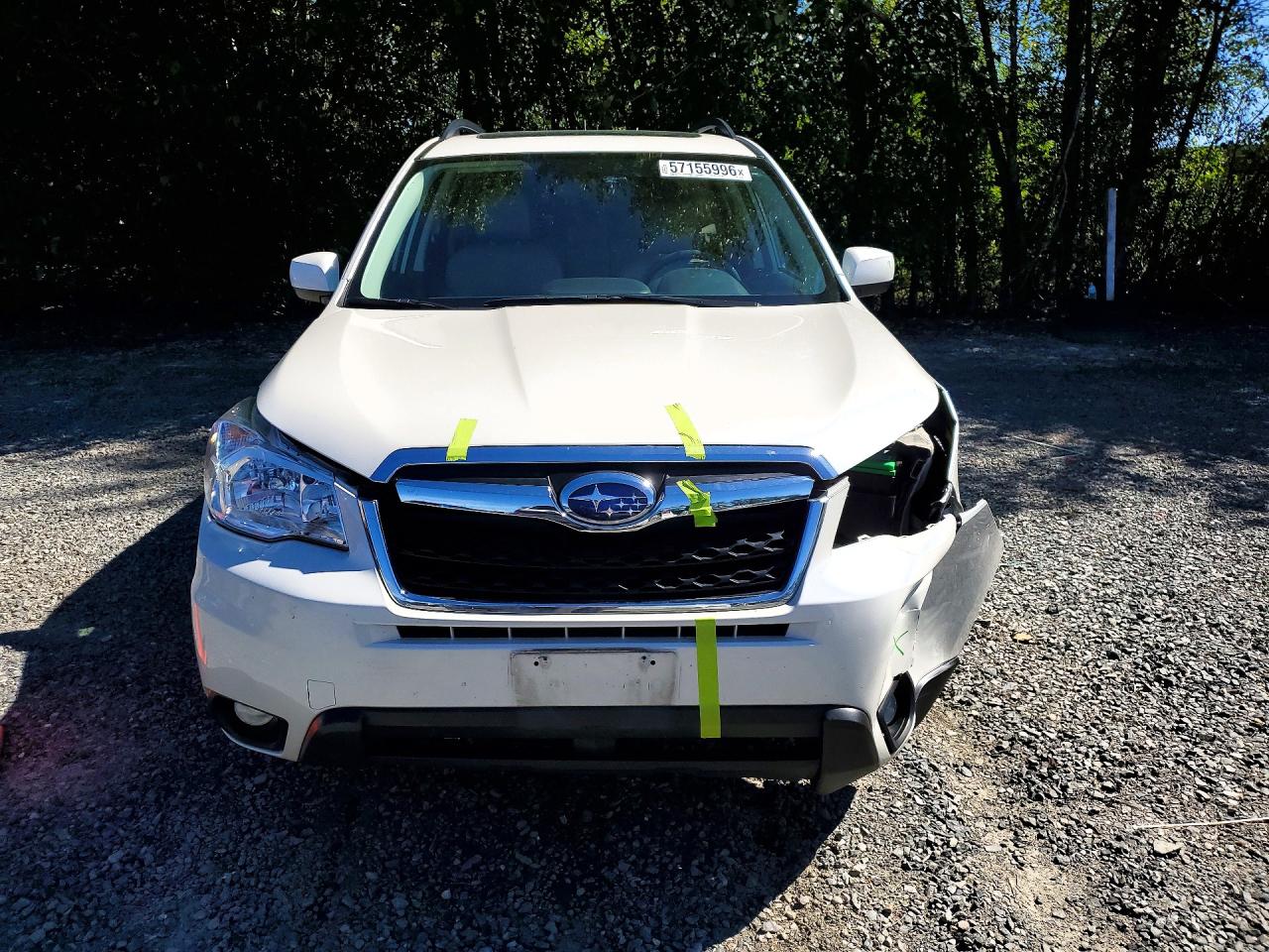 2015 Subaru Forester 2.5i Limited White vin: JF2SJAHC9FH494168