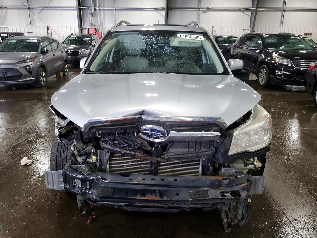 2015 Subaru Forester 2.5i Limited Silver vin: JF2SJAHC9FH515343