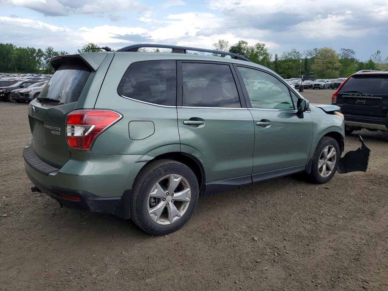 2015 Subaru Forester 2.5i Limited Green vin: JF2SJAHC9FH517092
