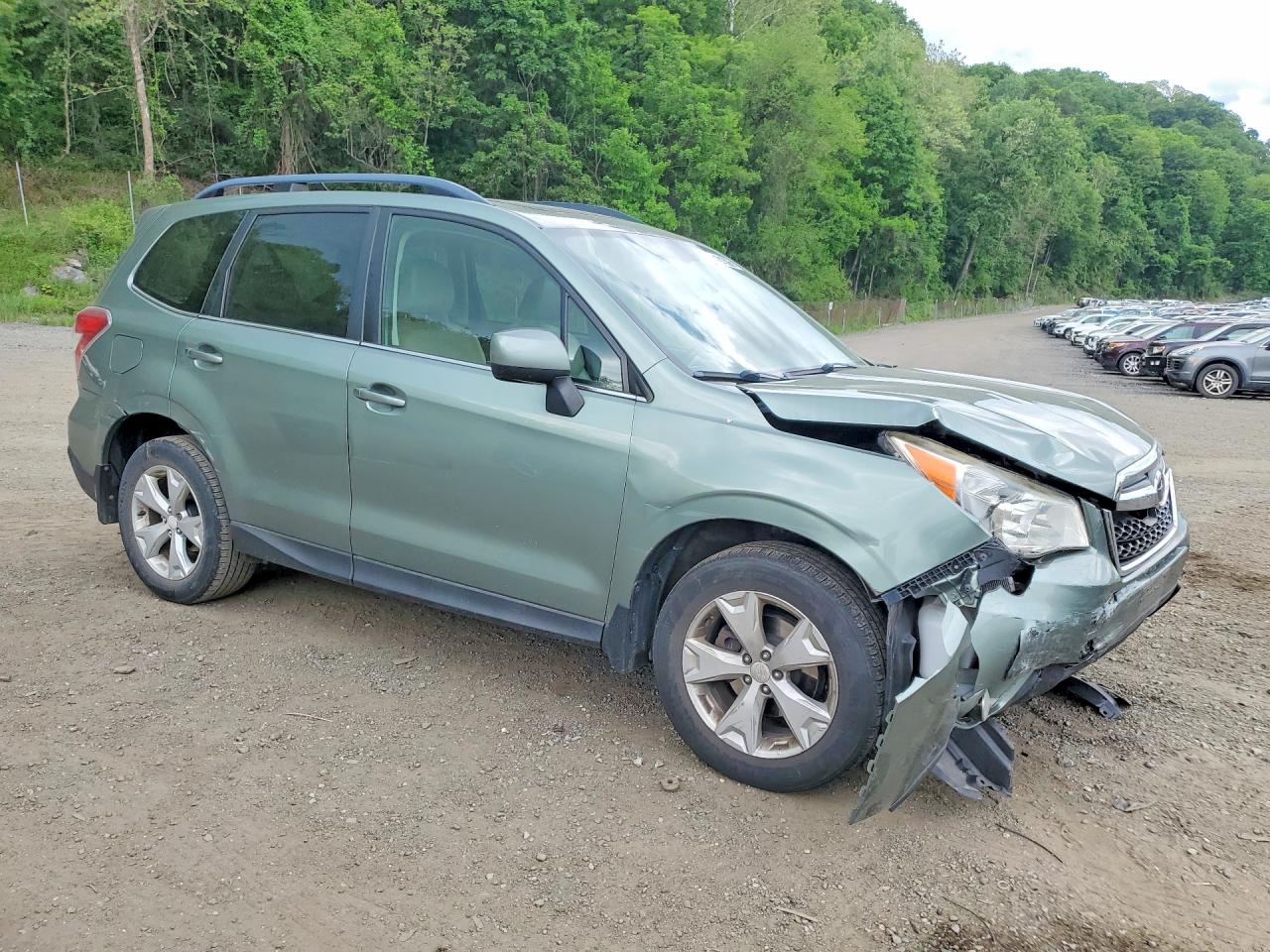 2015 Subaru Forester 2.5i Limited Green vin: JF2SJAHC9FH517092