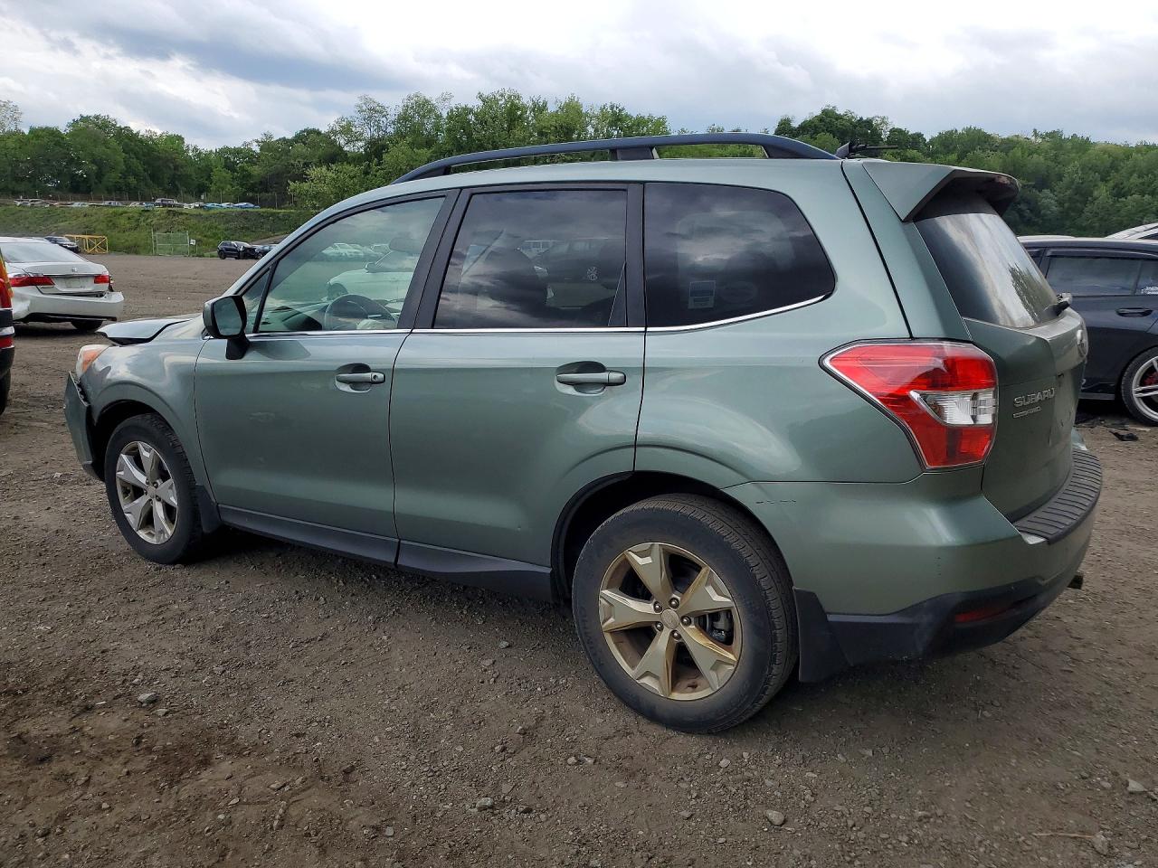 2015 Subaru Forester 2.5i Limited Green vin: JF2SJAHC9FH517092